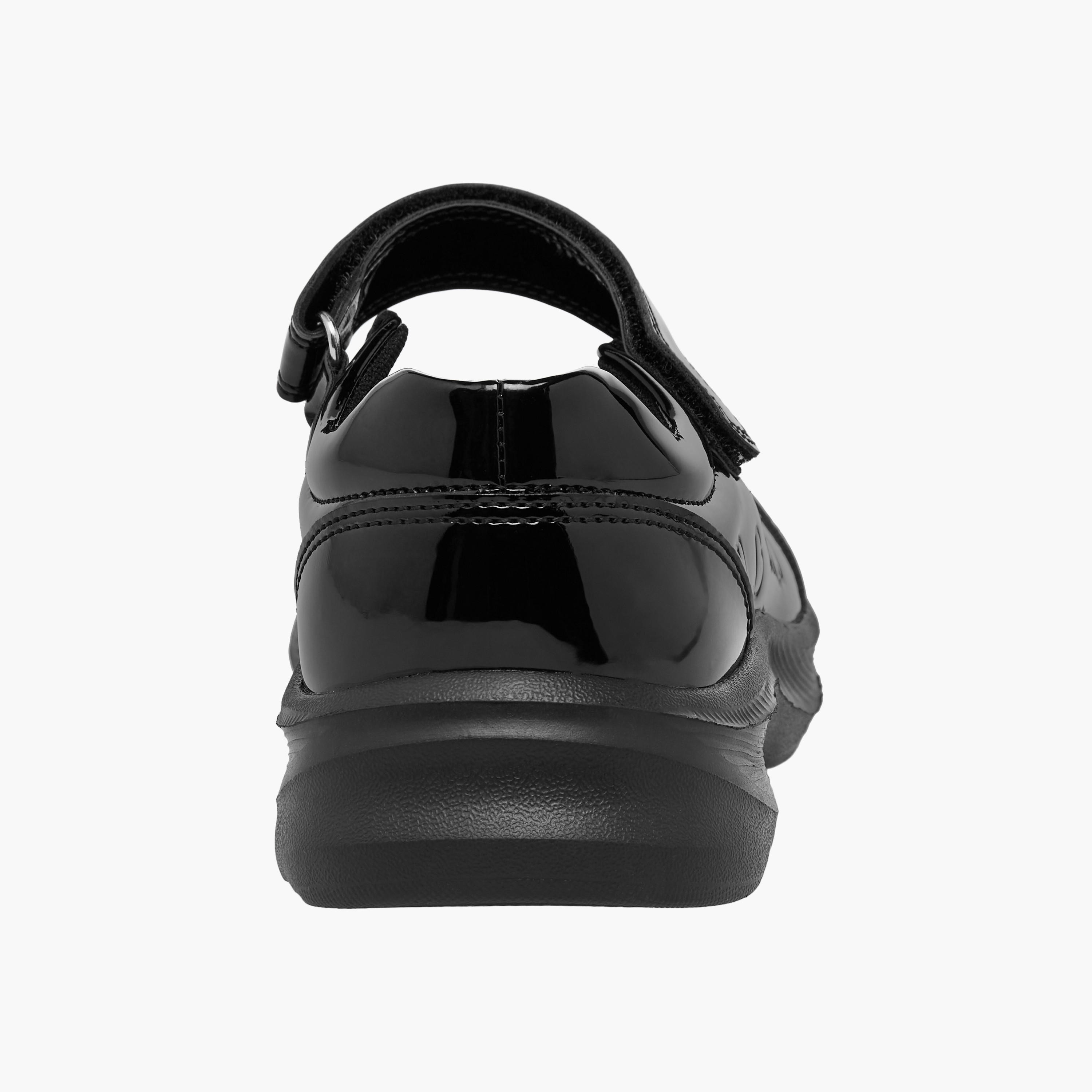 Flora Bella Girls Hook & Loop Mary Jane School Shoes-girls-shoes-maryjanes-image-9