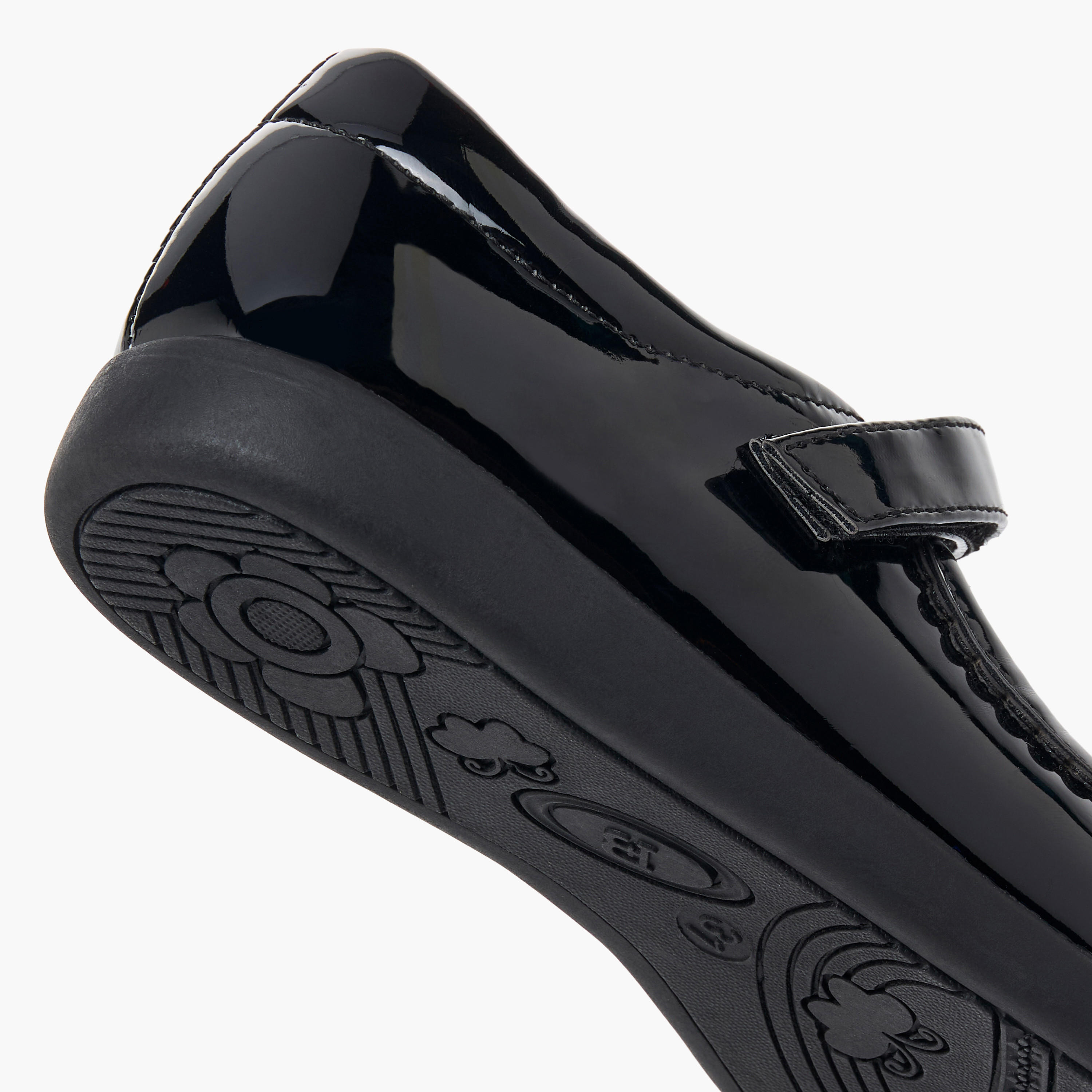 Flora Bella Girls Hook & Loop Mary Jane School Shoes-girls-shoes-maryjanes-image-10