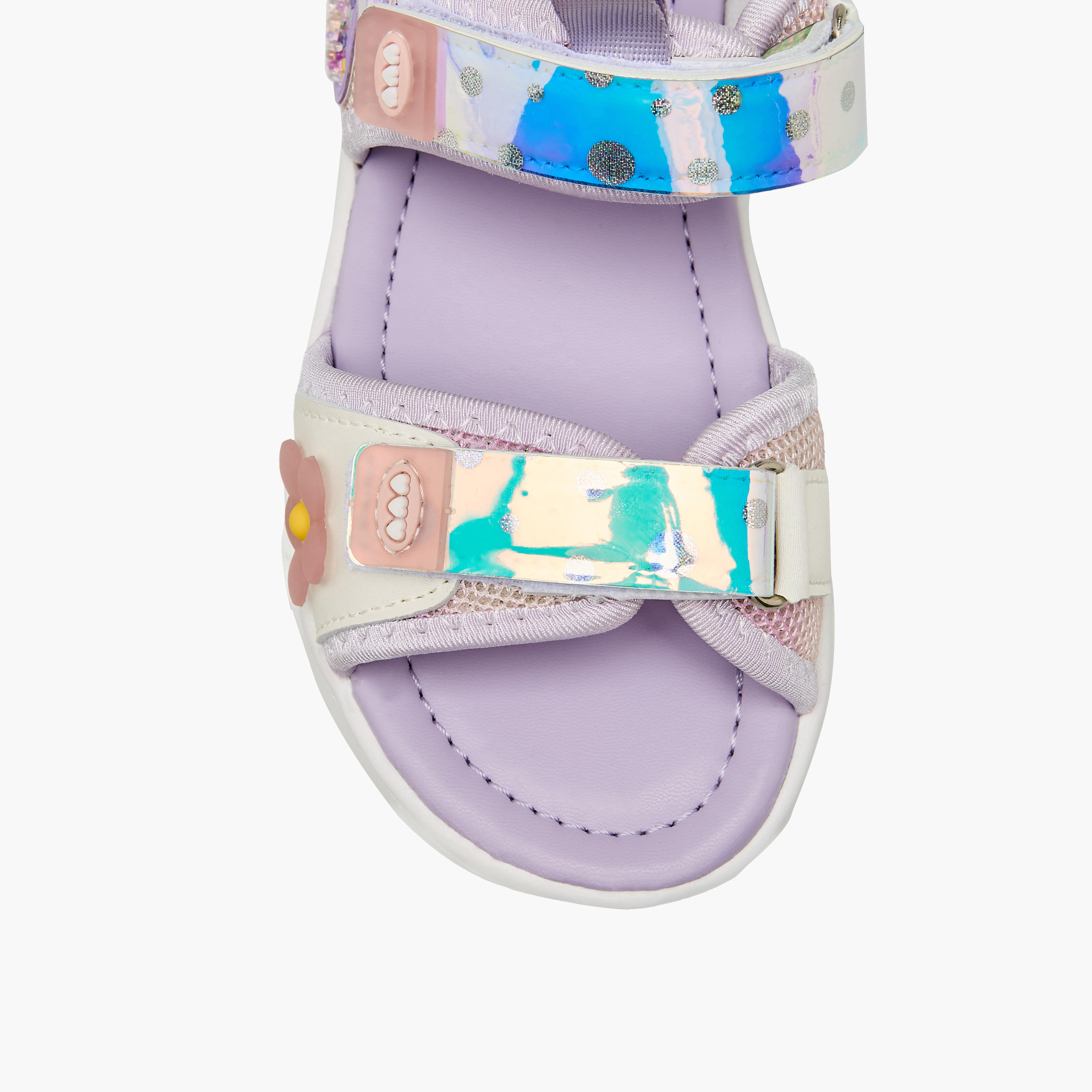 صندل بحزام لاصق وبإضاءة للبنات من فلورا بيلا-girls-shoes-sandals-image-3