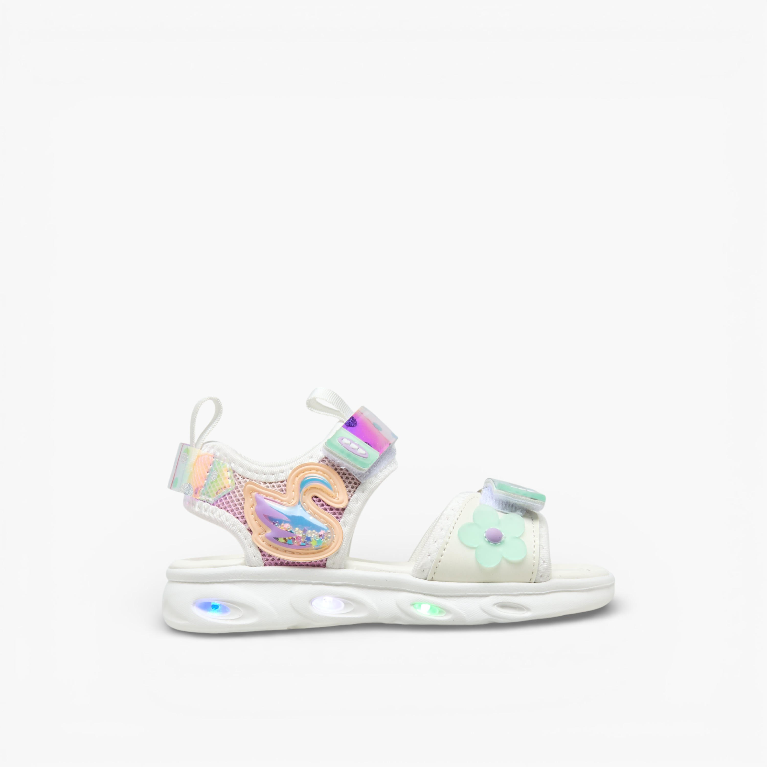Flora Bella Girls Light-Up Hook and Loop Strap Sandals-girls-shoes-sandals-image-5