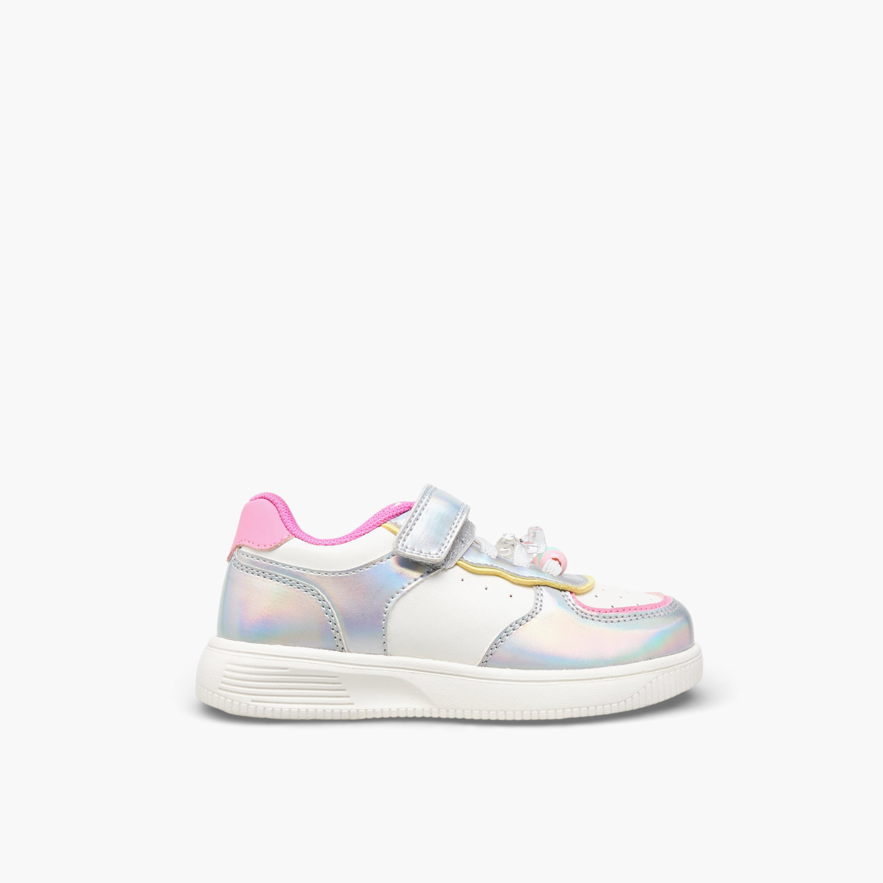 Flora Bella Girls Hook and Loop Ankle Sneakers-girls-shoes-sneakers-image-3