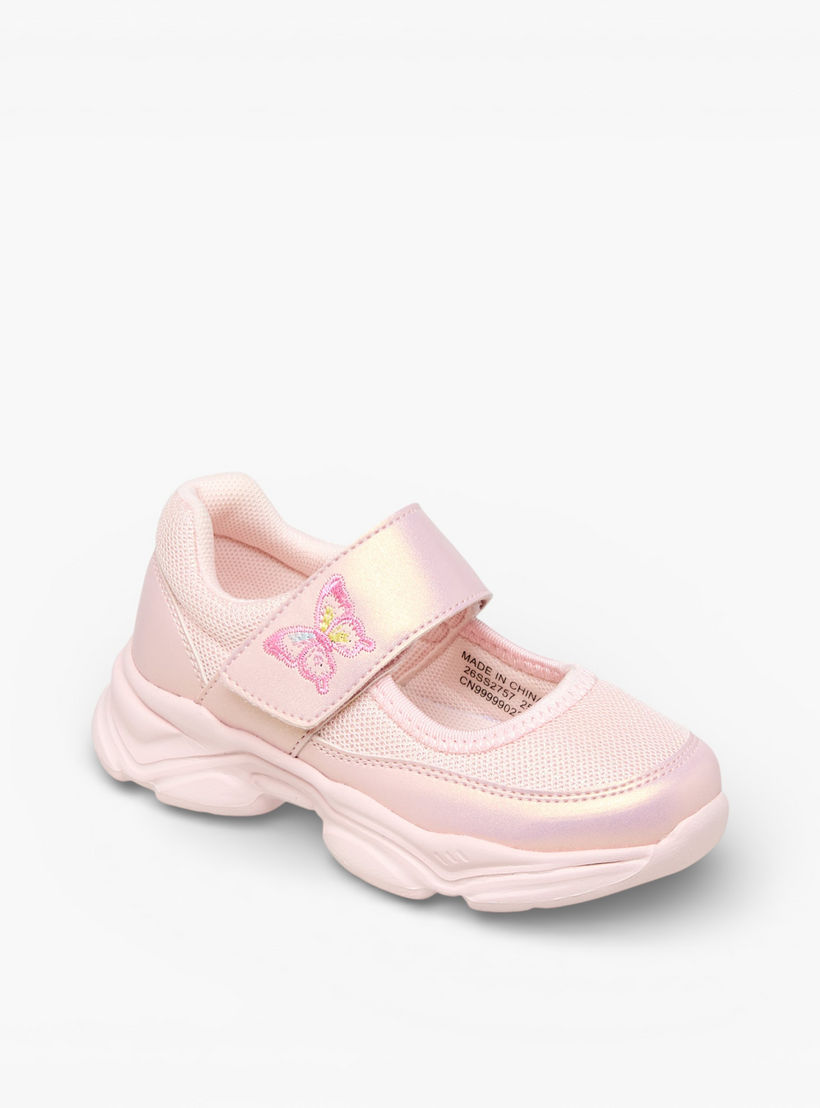 حذاء سنيكرز بشريط إغلاق لاصق للبنات من فلورا بيلا-girls-shoes-sneakers-image-2