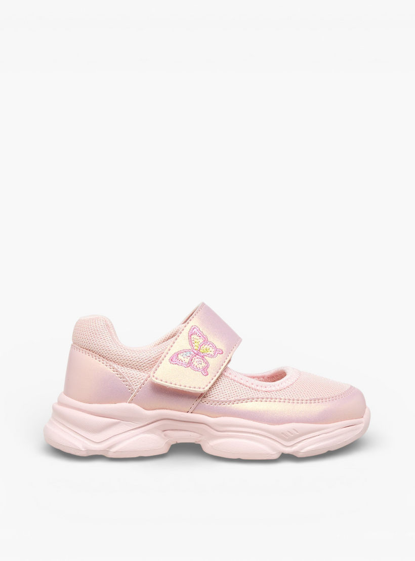 حذاء سنيكرز بشريط إغلاق لاصق للبنات من فلورا بيلا-girls-shoes-sneakers-image-3