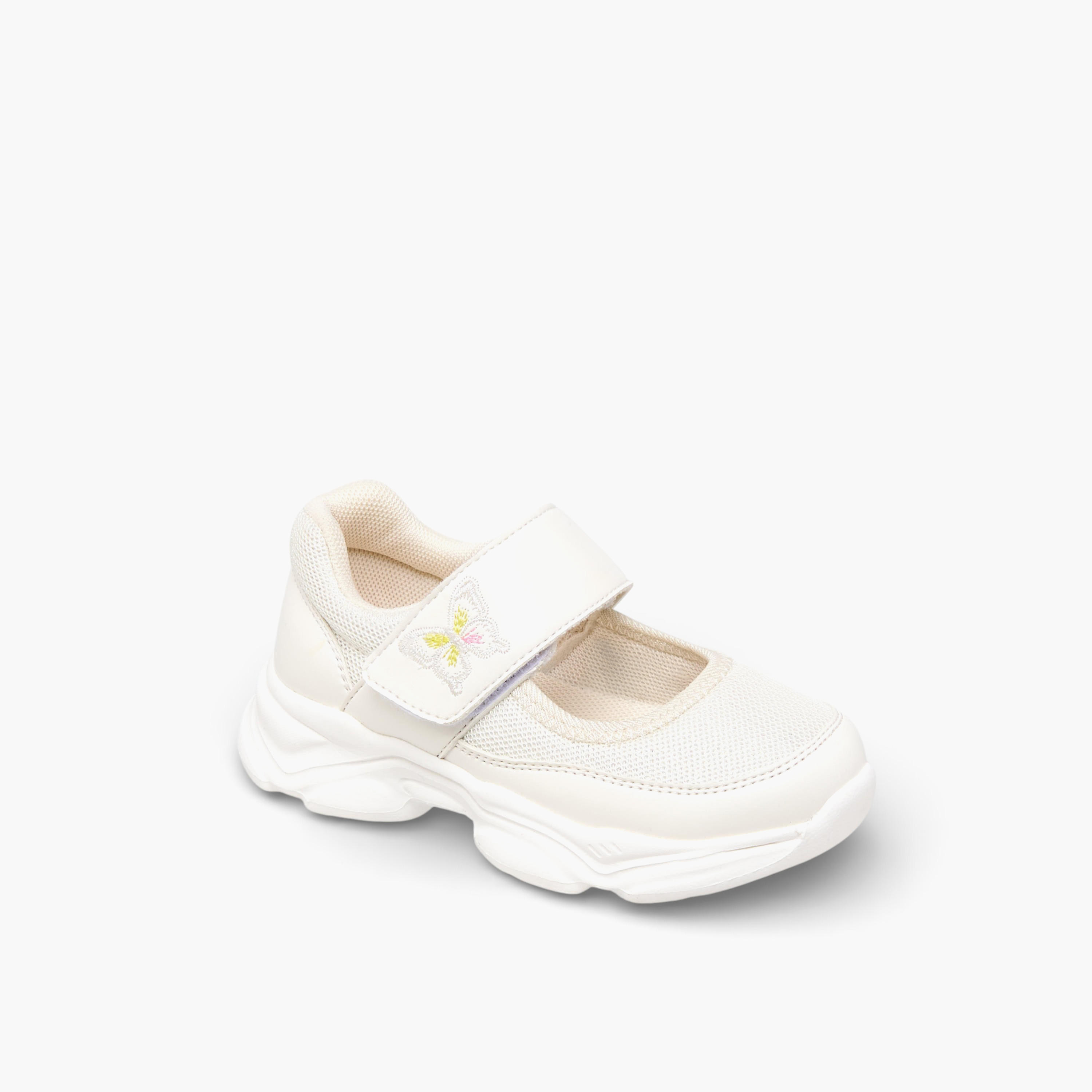 حذاء سنيكرز بشريط إغلاق لاصق للبنات من فلورا بيلا-girls-shoes-sneakers-image-2
