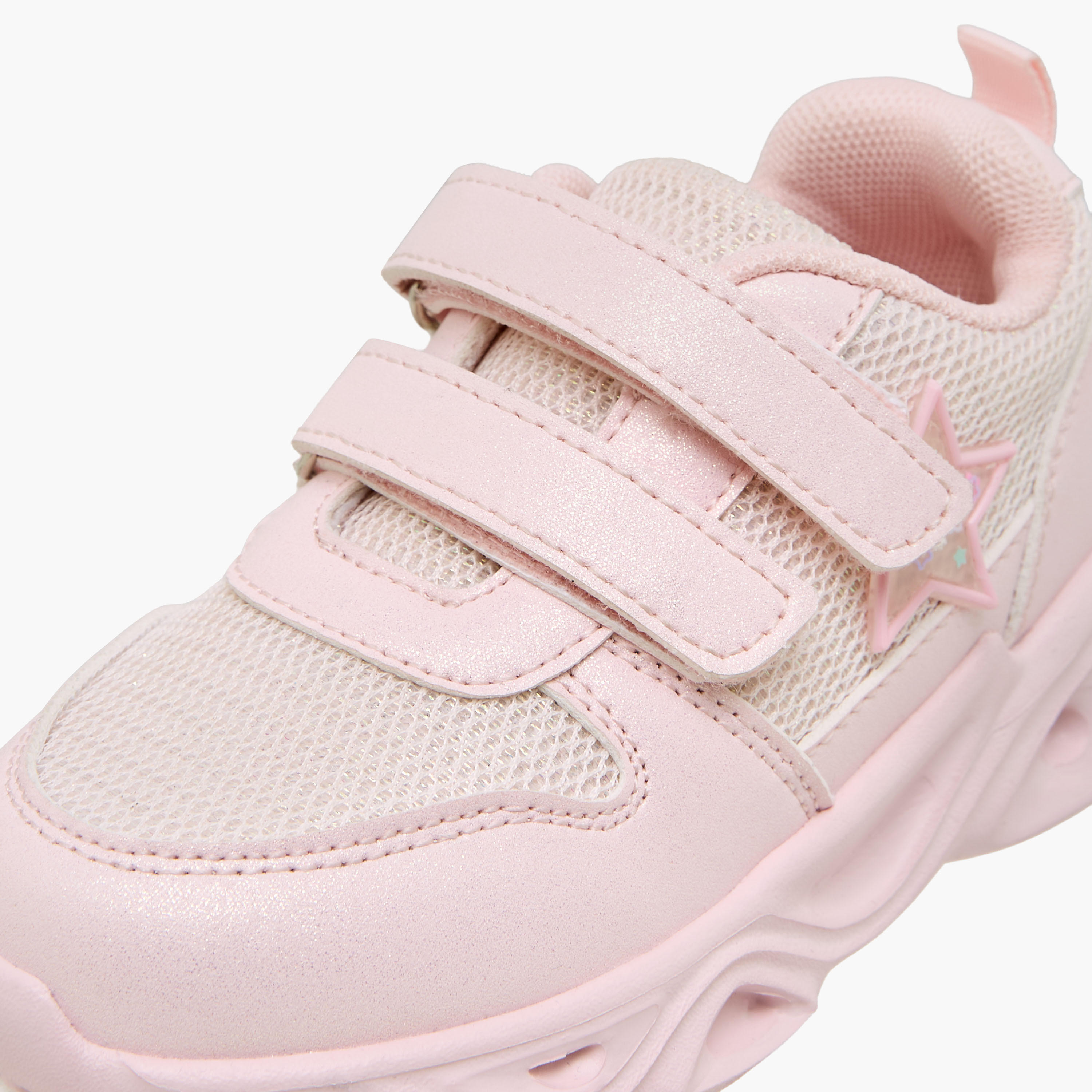 Flora Bella Girls Hook & Loop Light-Up Sneakers-girls-shoes-sneakers-image-4