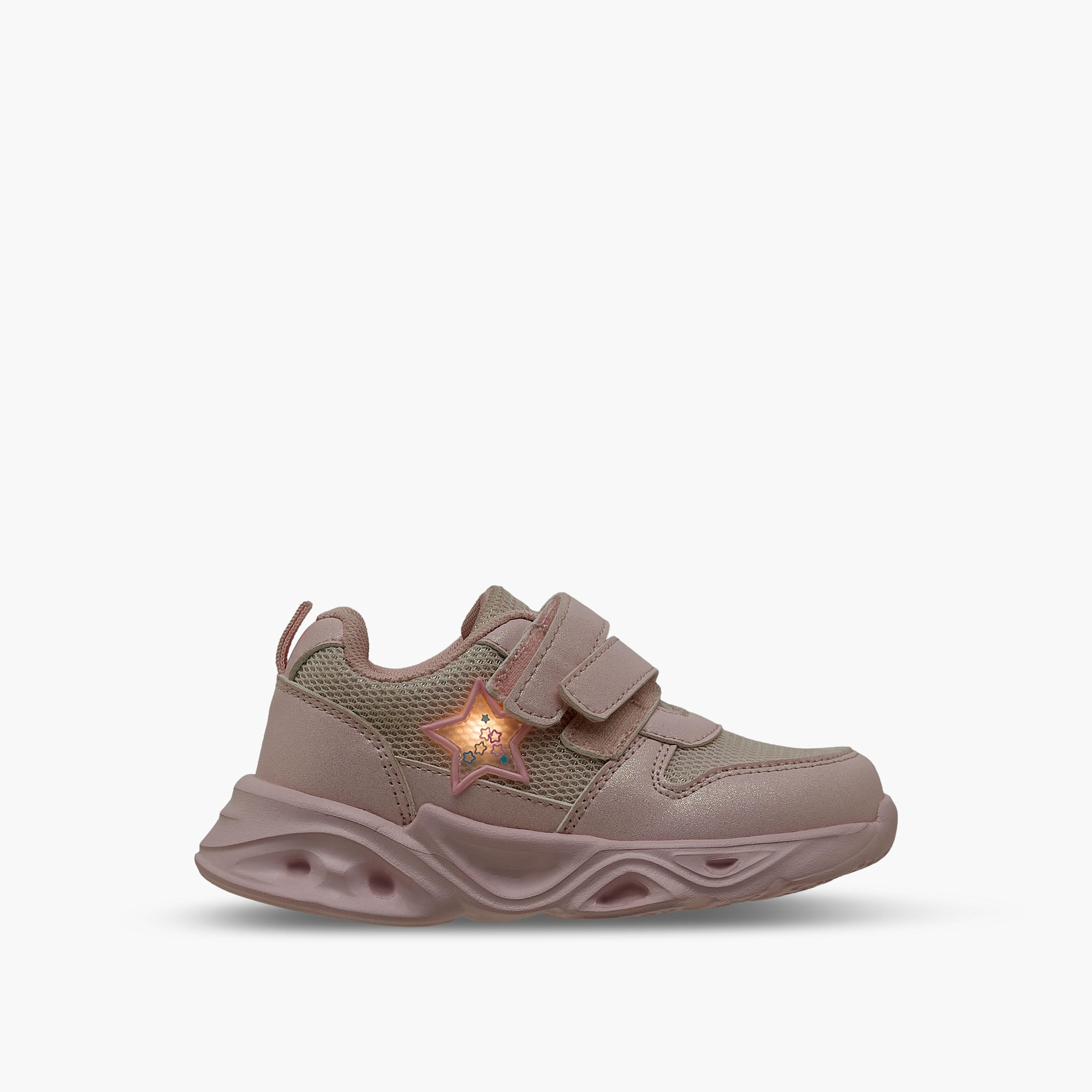 Flora Bella Girls Hook & Loop Light-Up Sneakers-girls-shoes-sneakers-image-6