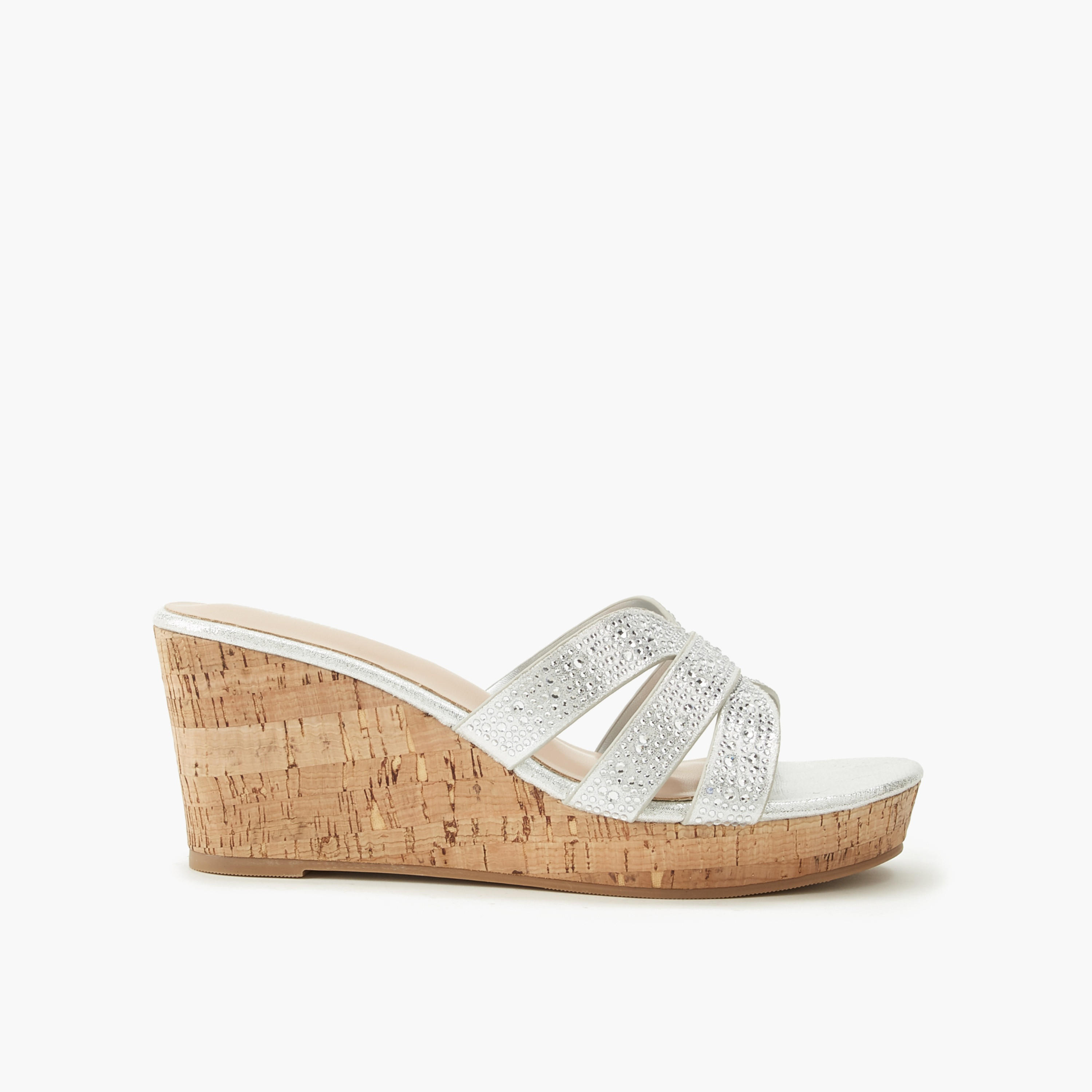 Surestep Women Embellished Wedge Heel Sandals-women-shoes-sandals-heeled-image-3