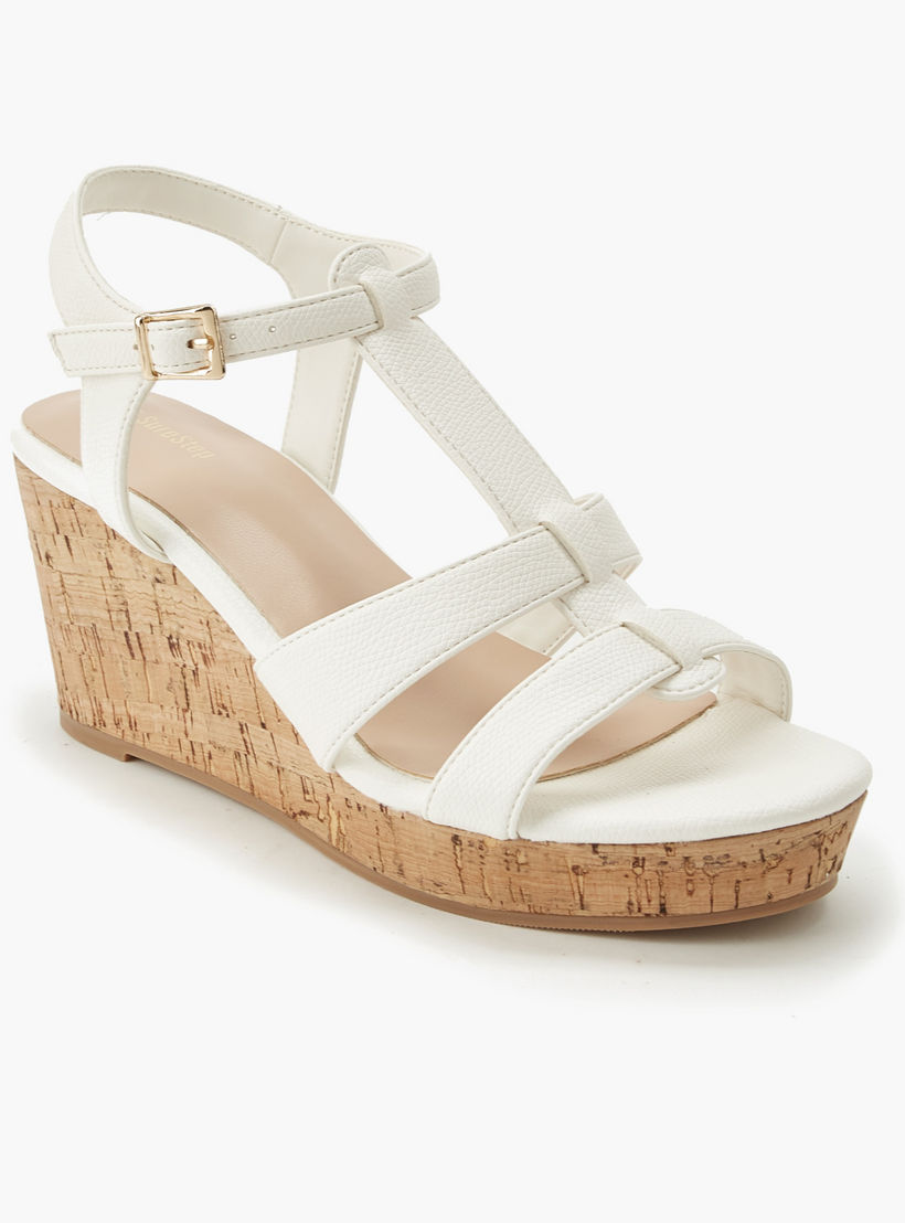 Surestep Women Textured Wedge Sandals-women-shoes-sandals-heeled-image-2