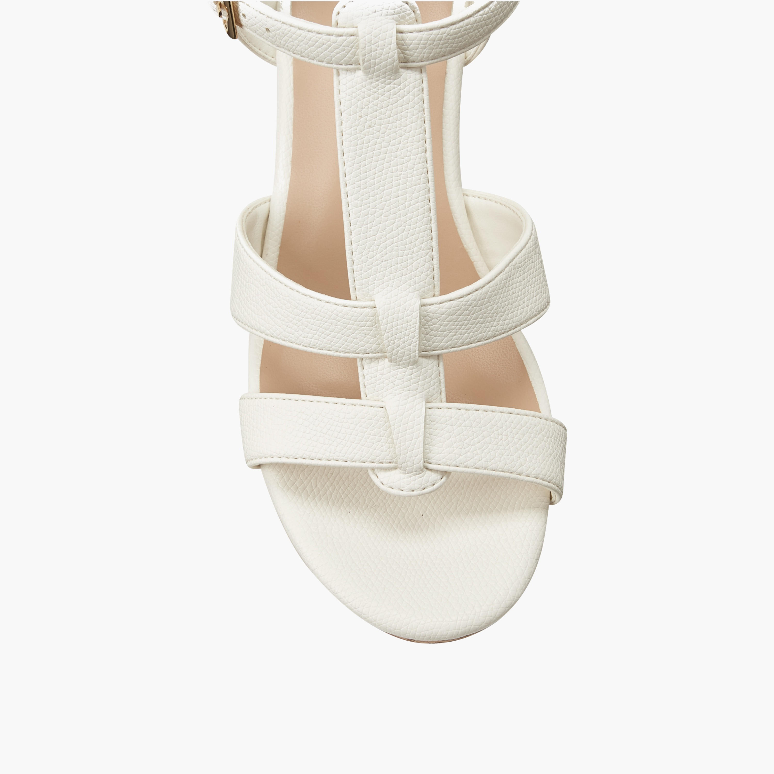 Surestep Women Textured Wedge Sandals-women-shoes-sandals-heeled-image-4