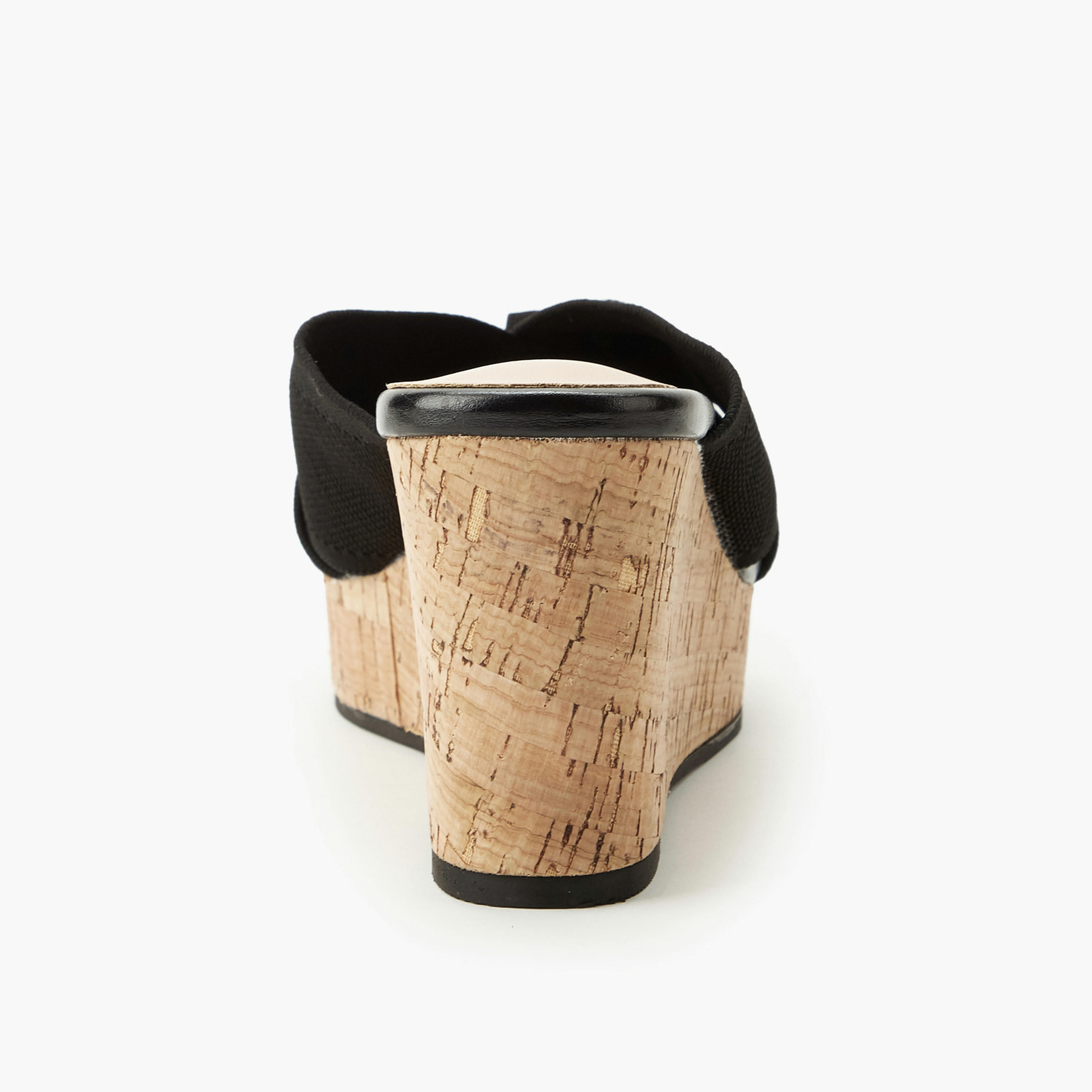 صندل للنساء بكعب ويدج وملمس بارز من شورستيب-women-shoes-sandals-heeled-image-5