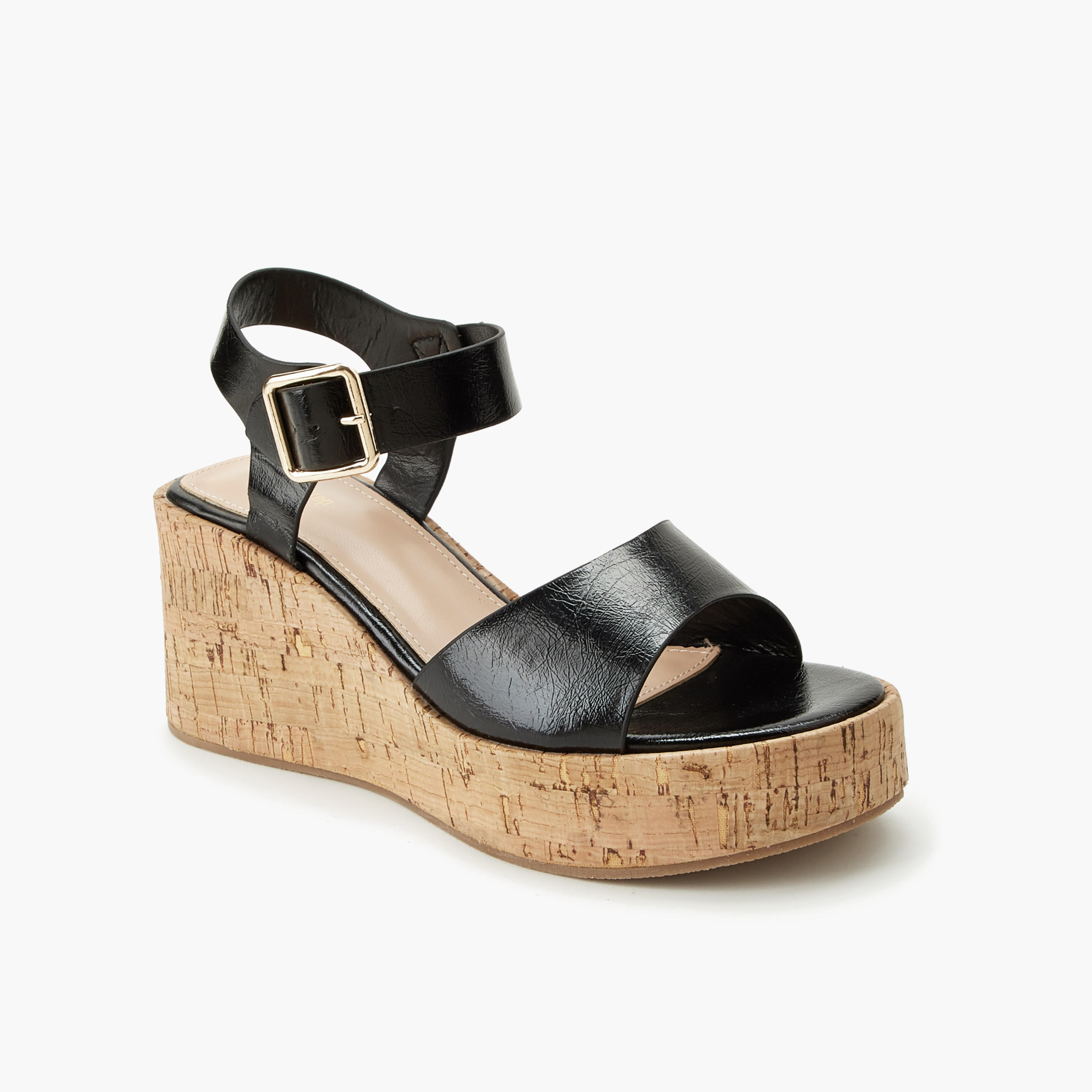 Surestep Women Wedge Heel Sandals-women-shoes-sandals-heeled-image-2