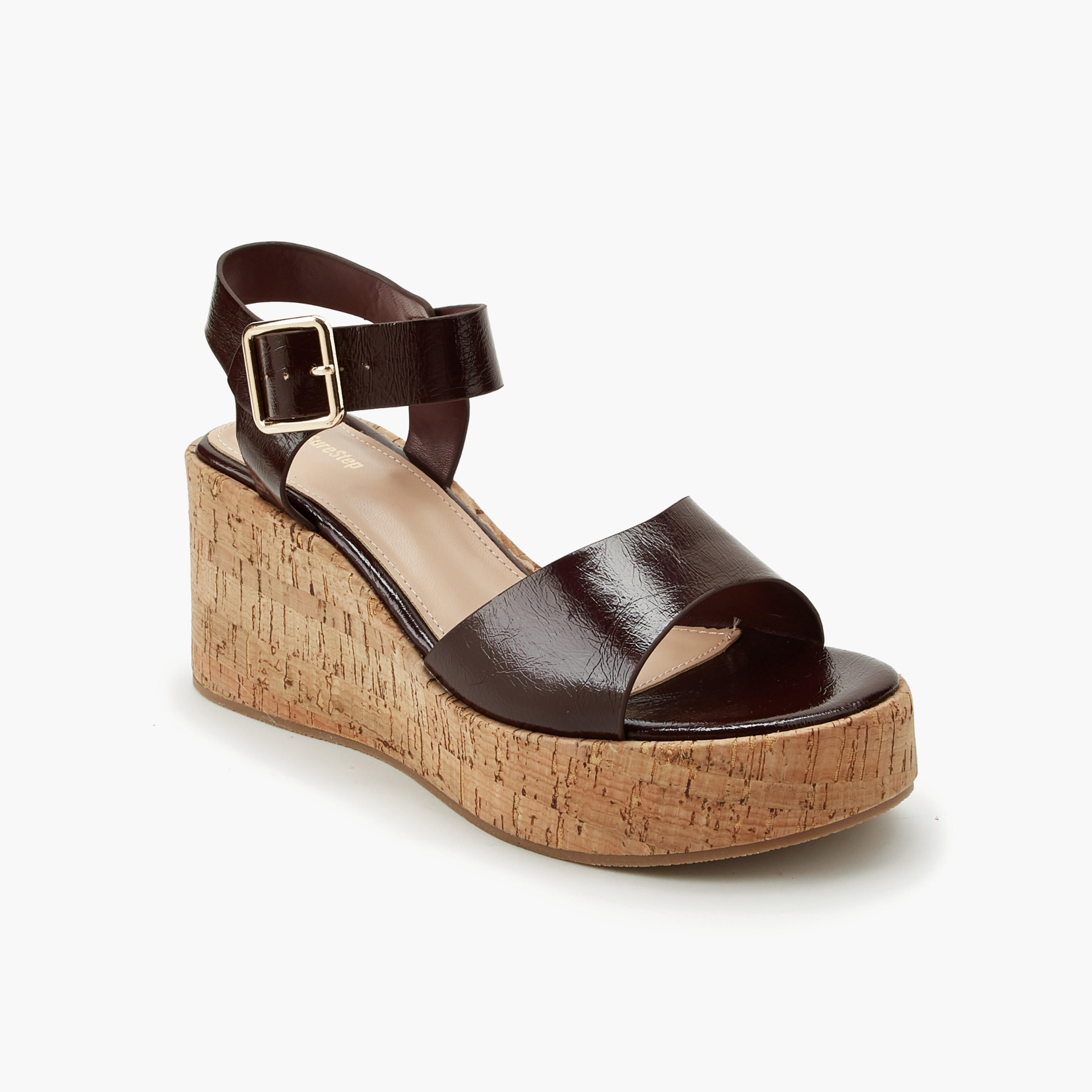 Surestep Women Wedge Heel Sandals-women-shoes-sandals-heeled-image-2