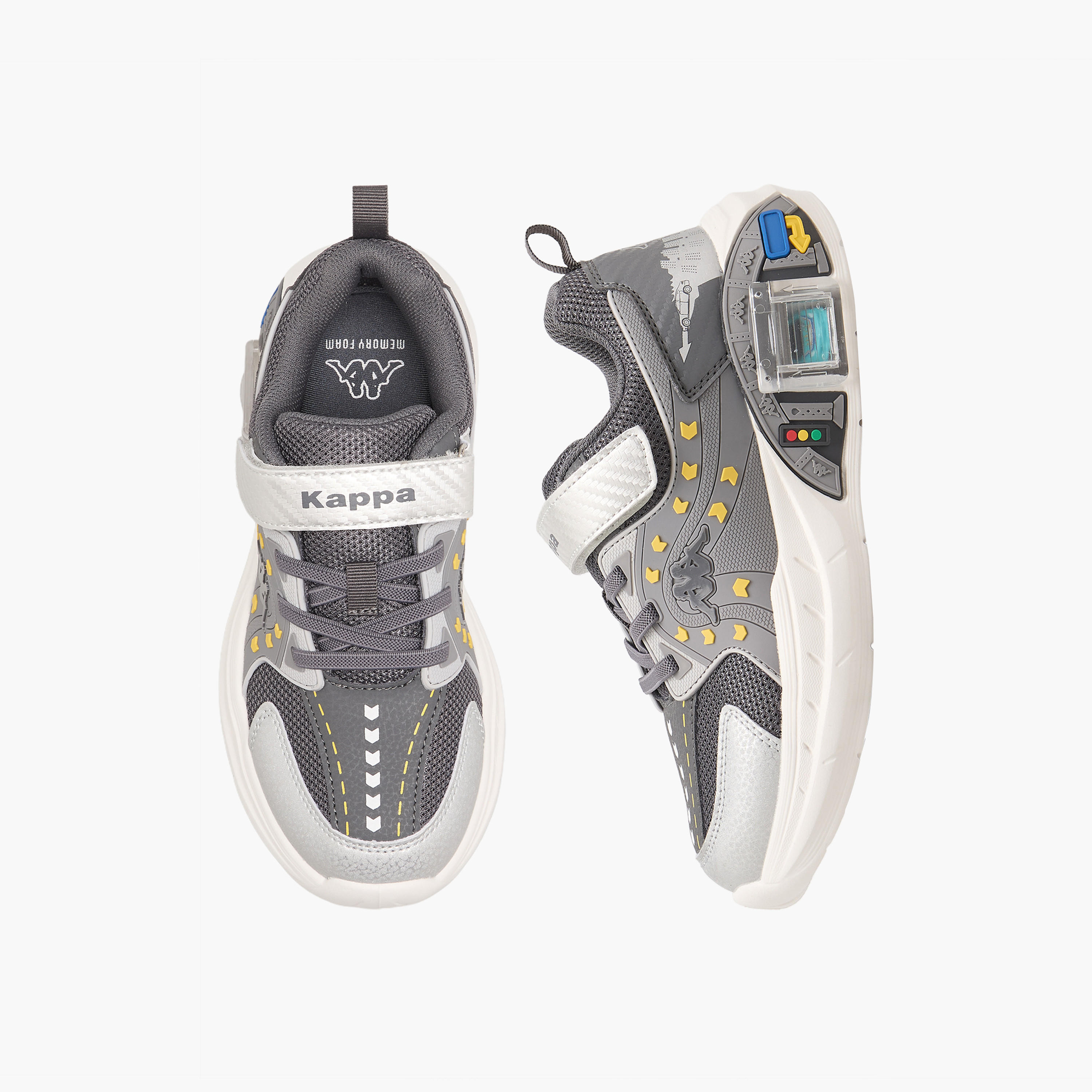 Kappa Boys Hook & Loop Sports Shoes-boys-shoes-sneakers-image-1