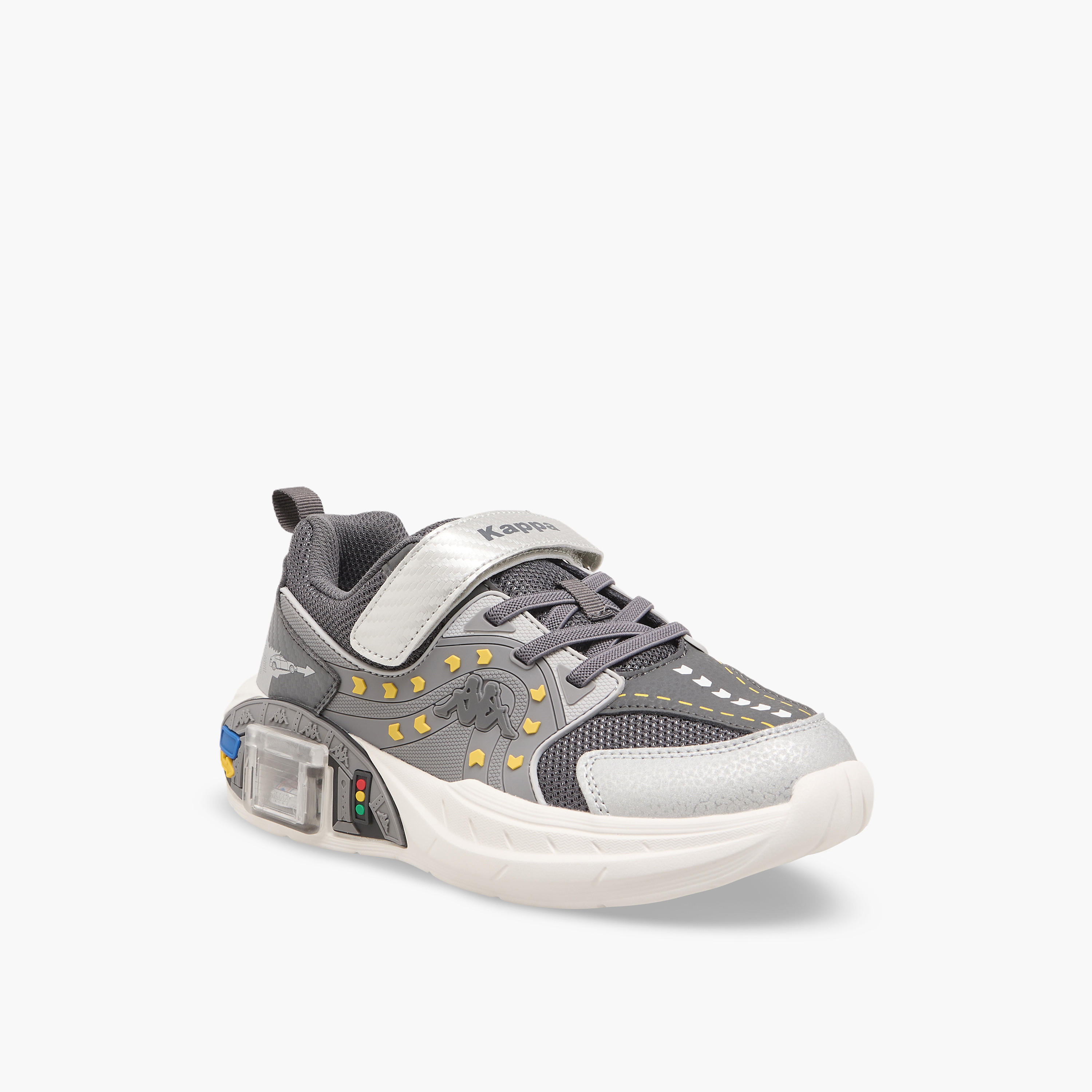 Kappa Boys Hook & Loop Sports Shoes-boys-shoes-sneakers-image-2