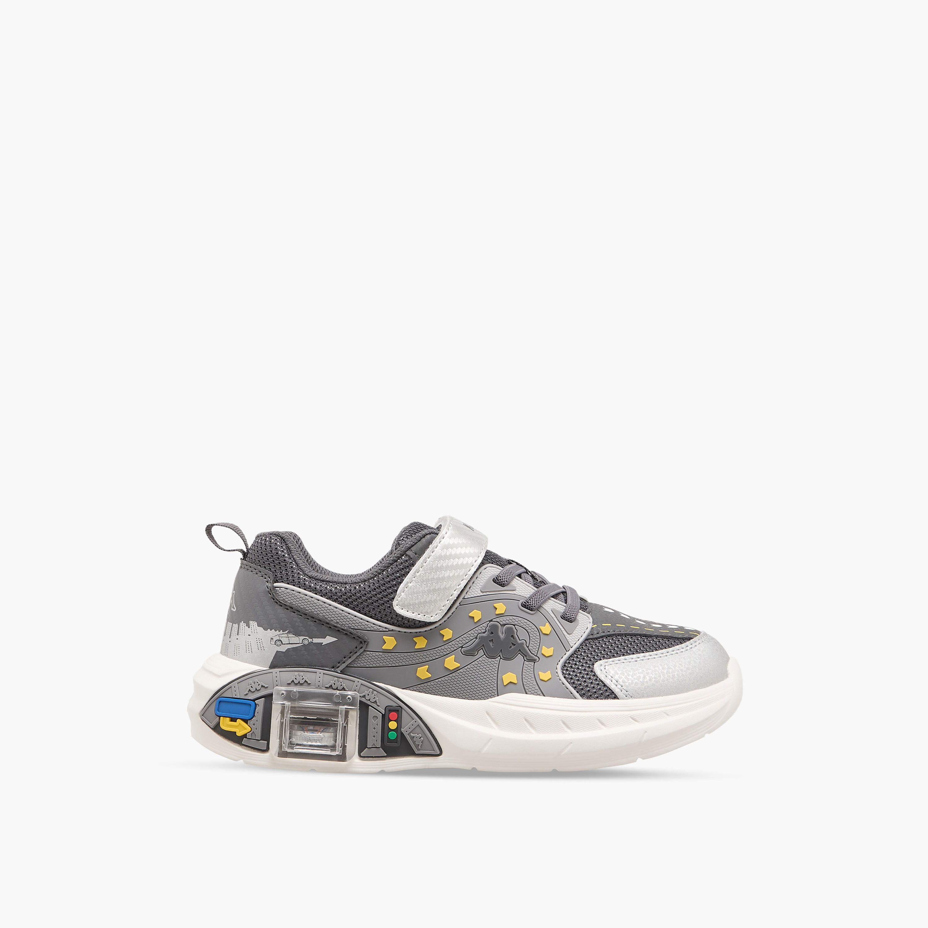 Kappa Boys Hook & Loop Sports Shoes-boys-shoes-sneakers-image-3