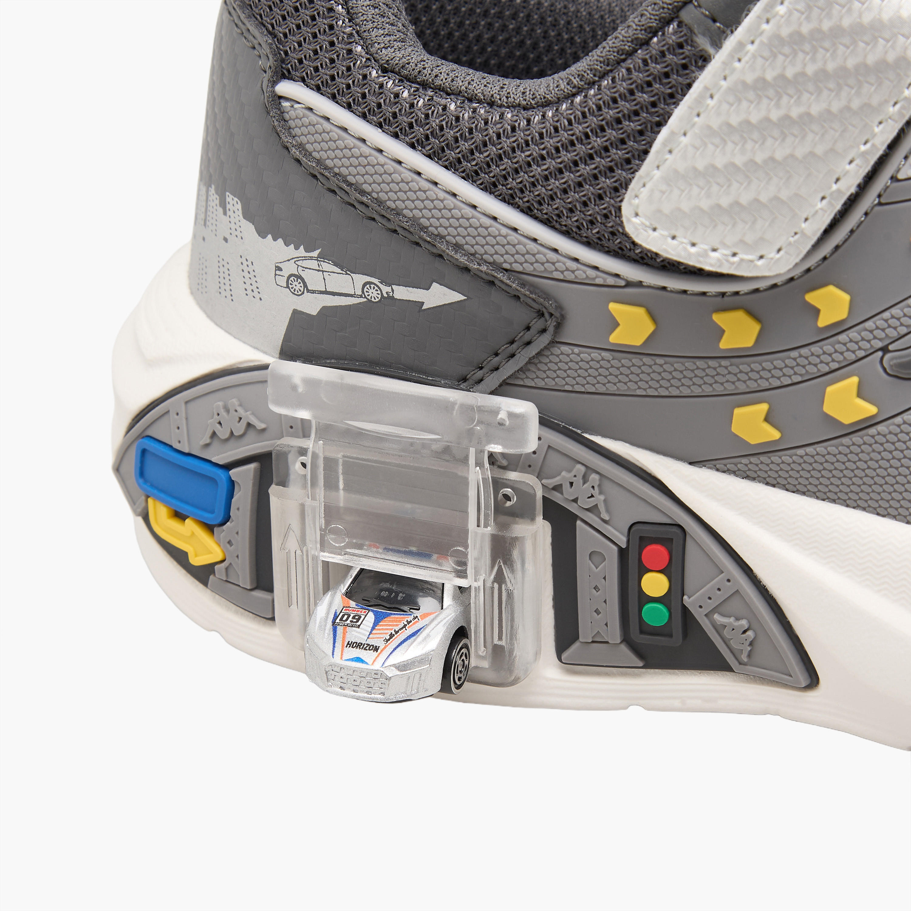 Kappa Boys Hook & Loop Sports Shoes-boys-shoes-sneakers-image-6