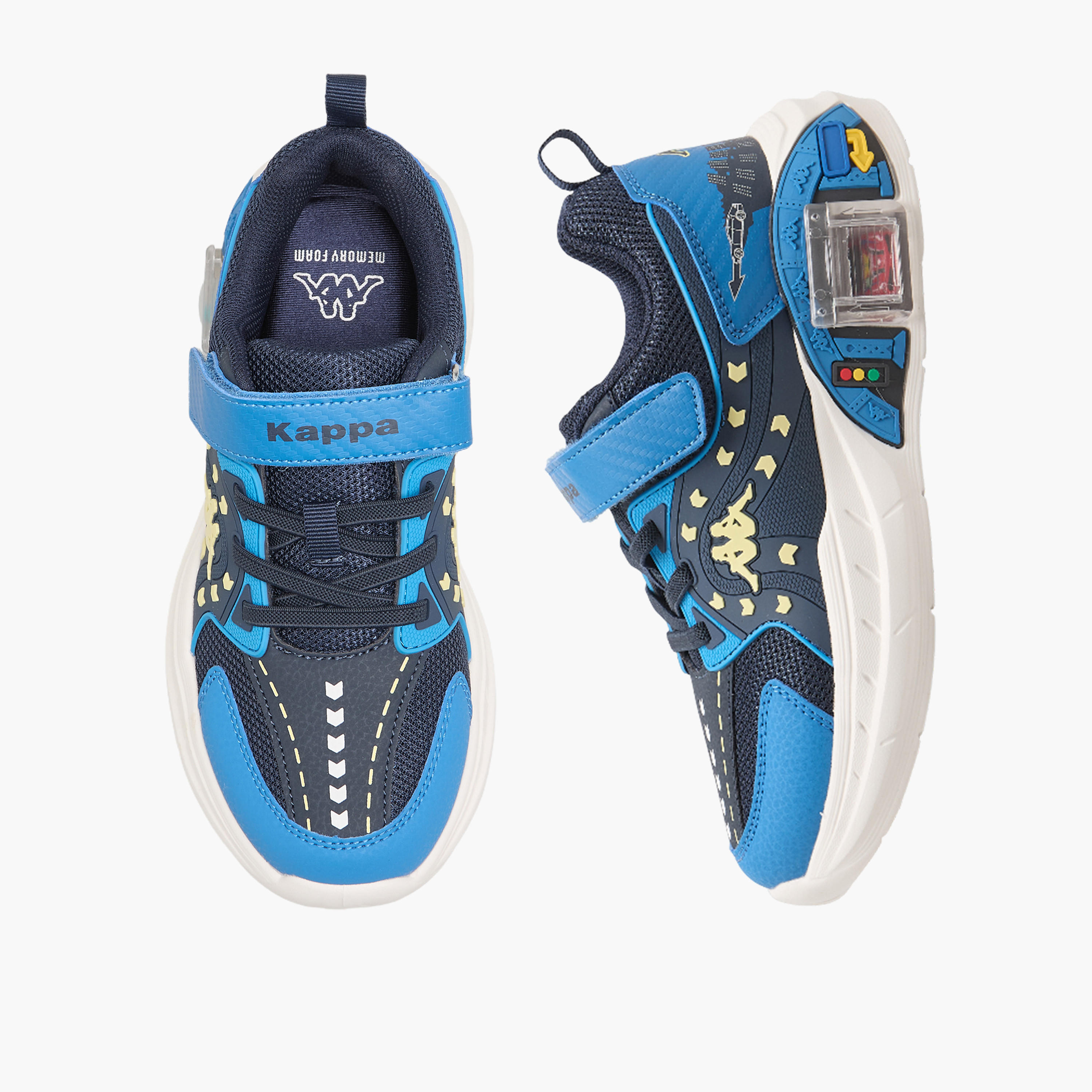 Kappa Boys Hook & Loop Sports Shoes-boys-shoes-sneakers-image-1