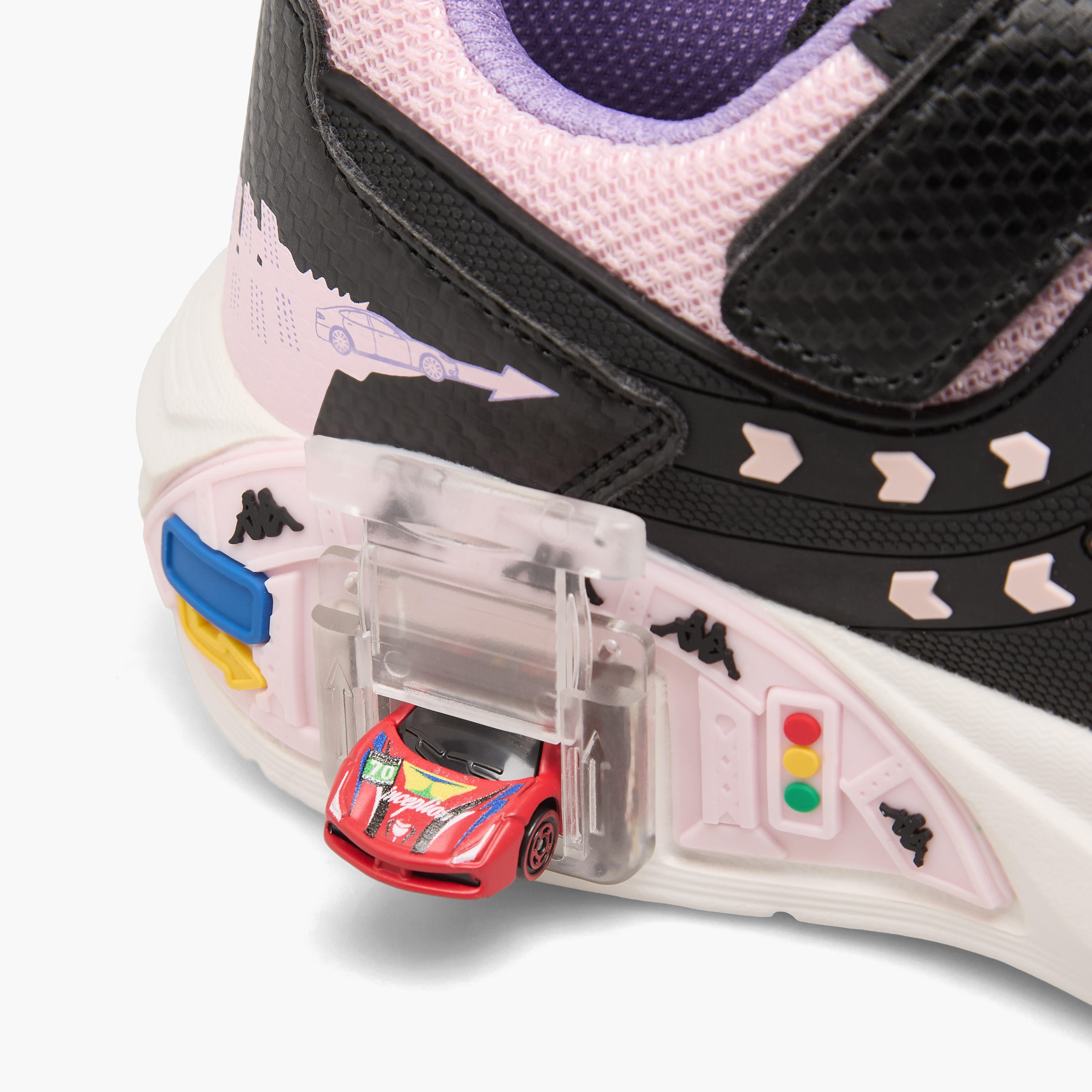 Kappa Girls Hook & Loop Sports Shoes-girls-shoes-sneakers-image-6