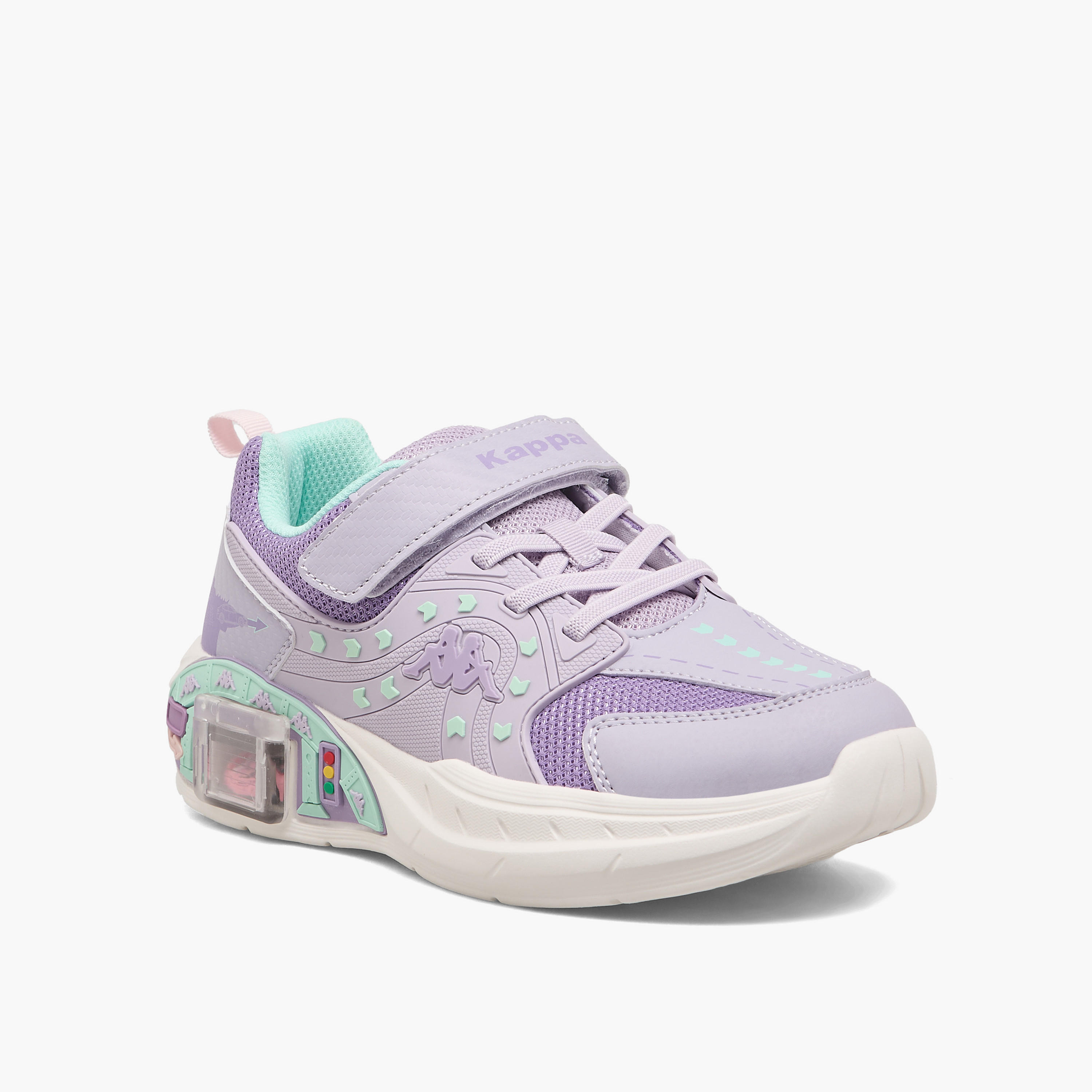 Kappa Girls Hook & Loop Sports Shoes-girls-shoes-sneakers-image-2