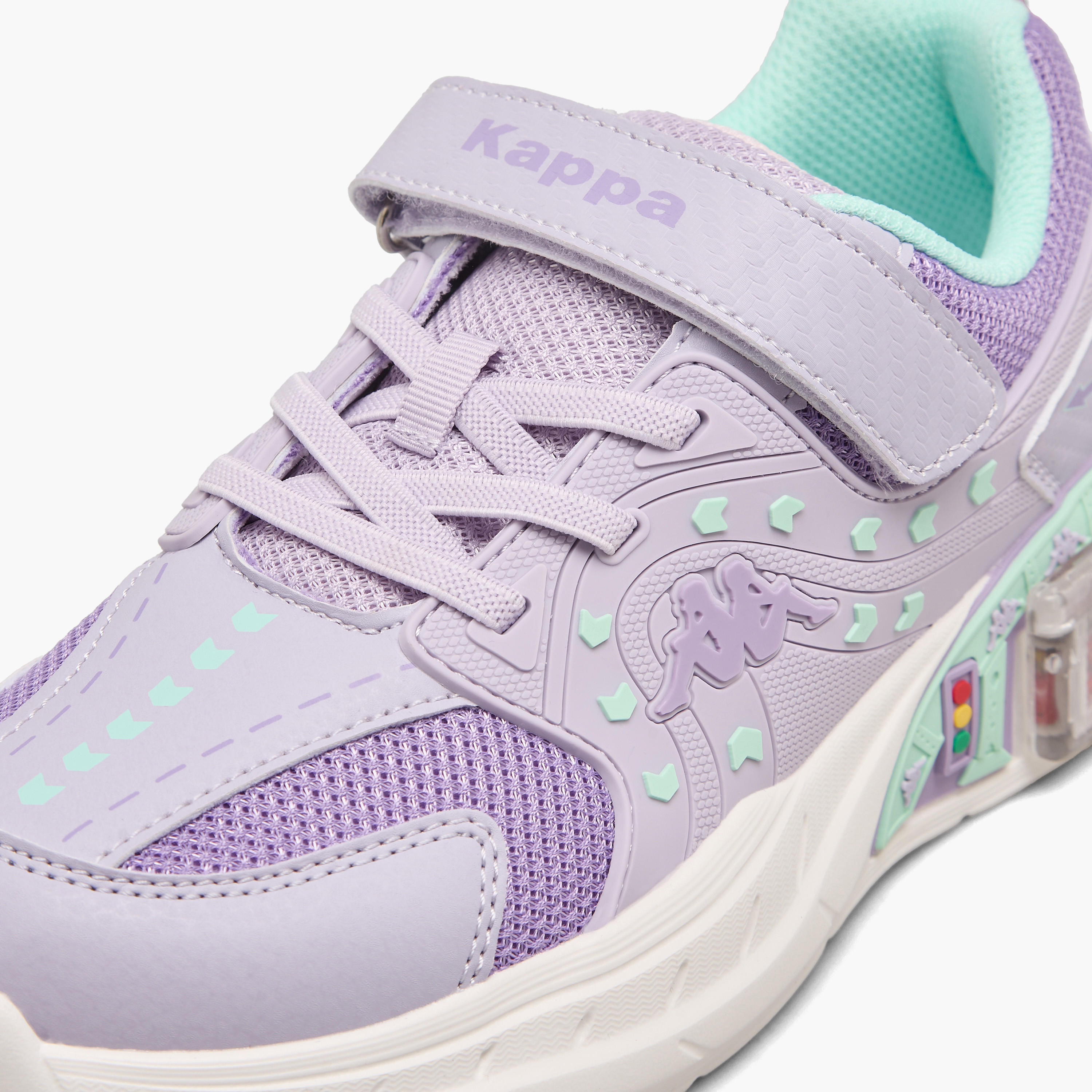 Kappa Girls Hook & Loop Sports Shoes-girls-shoes-sneakers-image-4