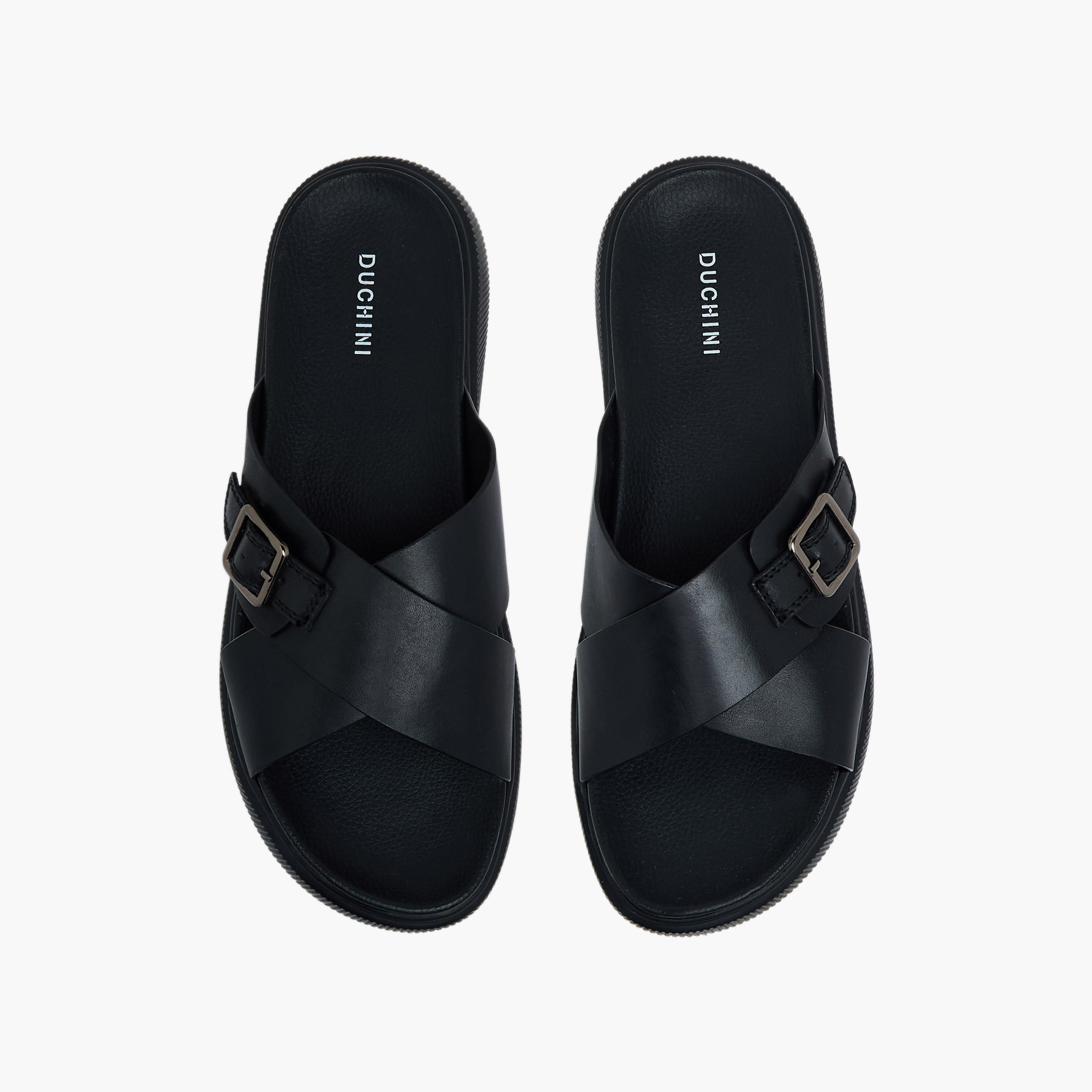 صندل جلد بحزام متقاطع للرجال من دوتشيني-men-shoes-sandals-image-1
