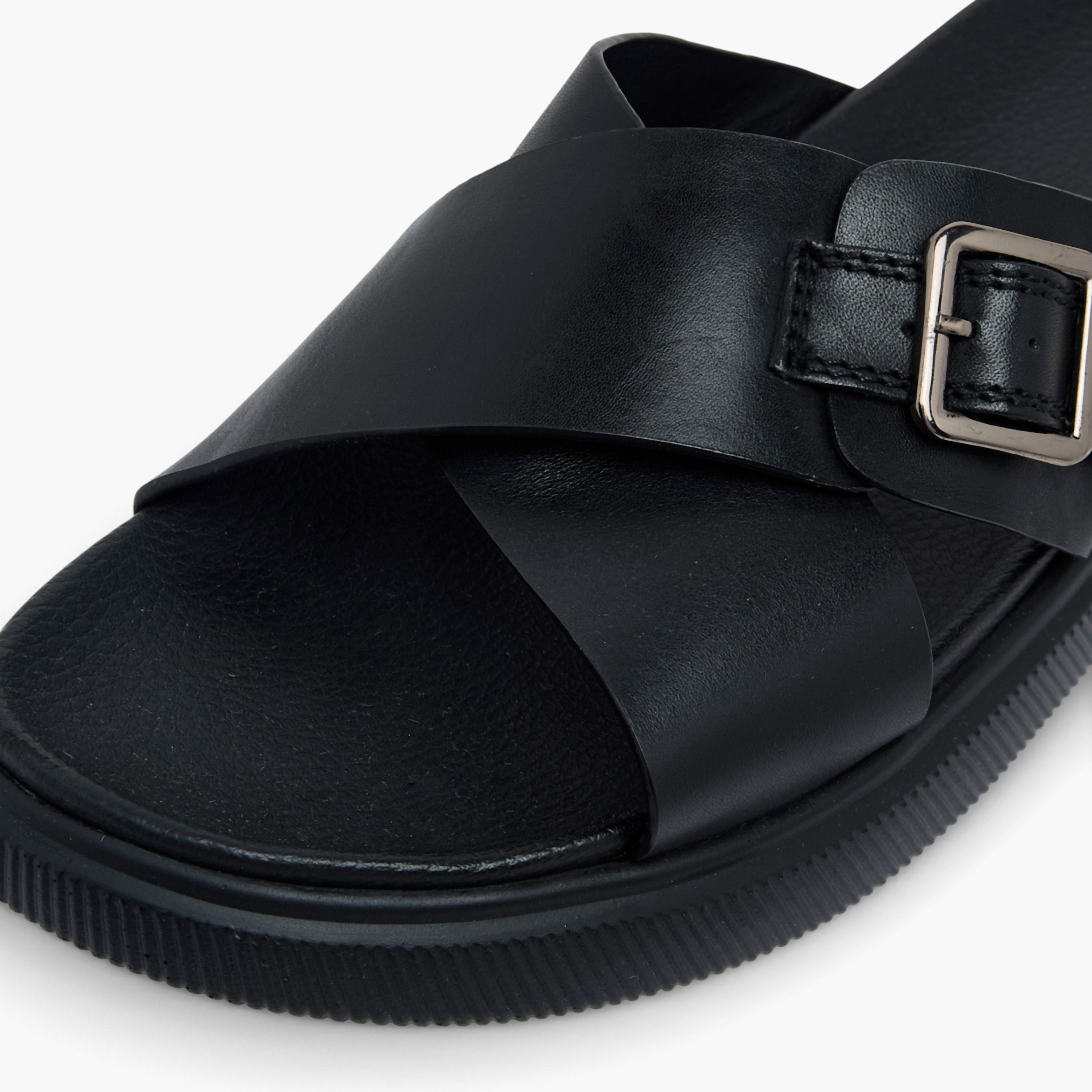 صندل جلد بحزام متقاطع للرجال من دوتشيني-men-shoes-sandals-image-4