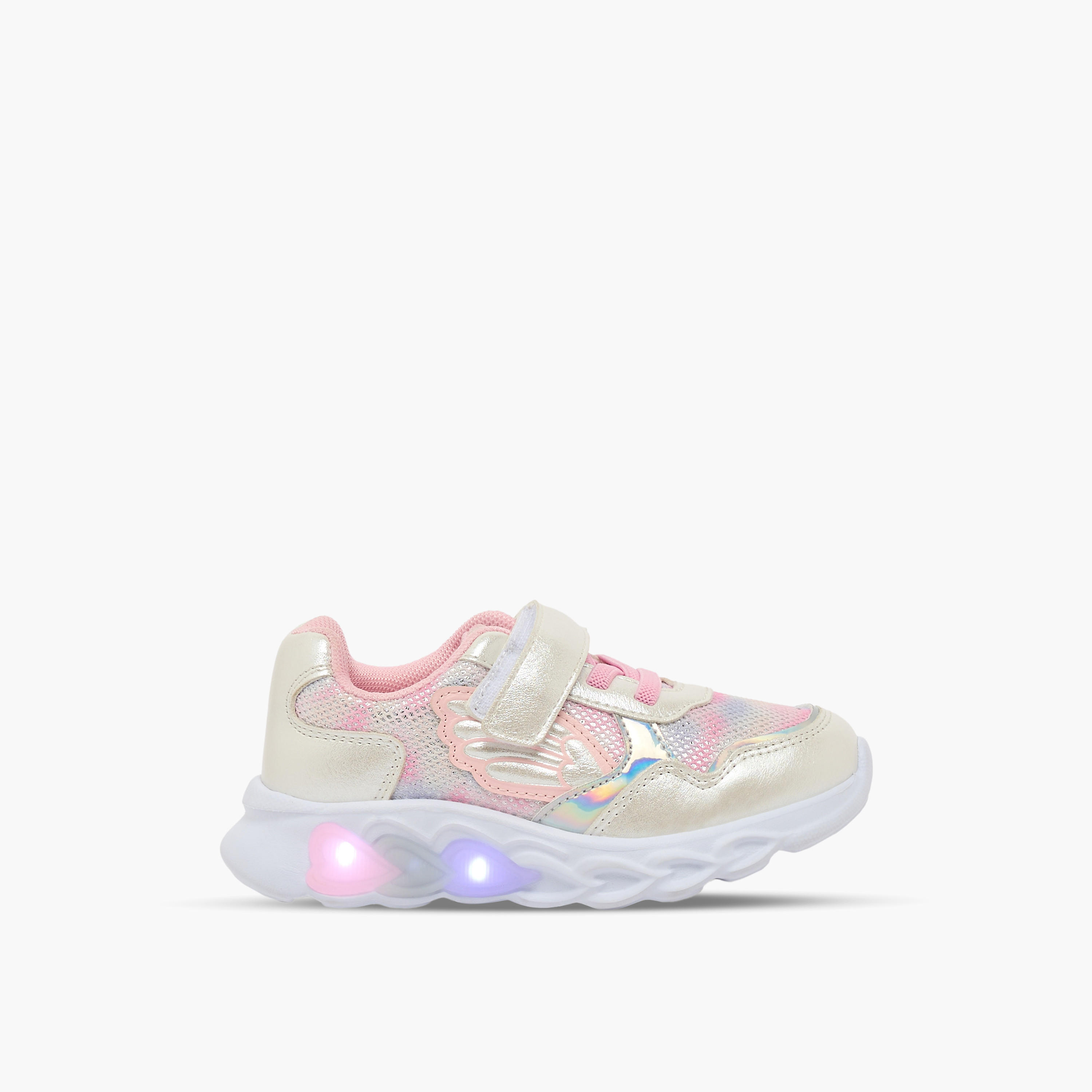 Juniors Girls Light-Up Hook & Loop Sneakers-girls-shoes-sneakers-image-6