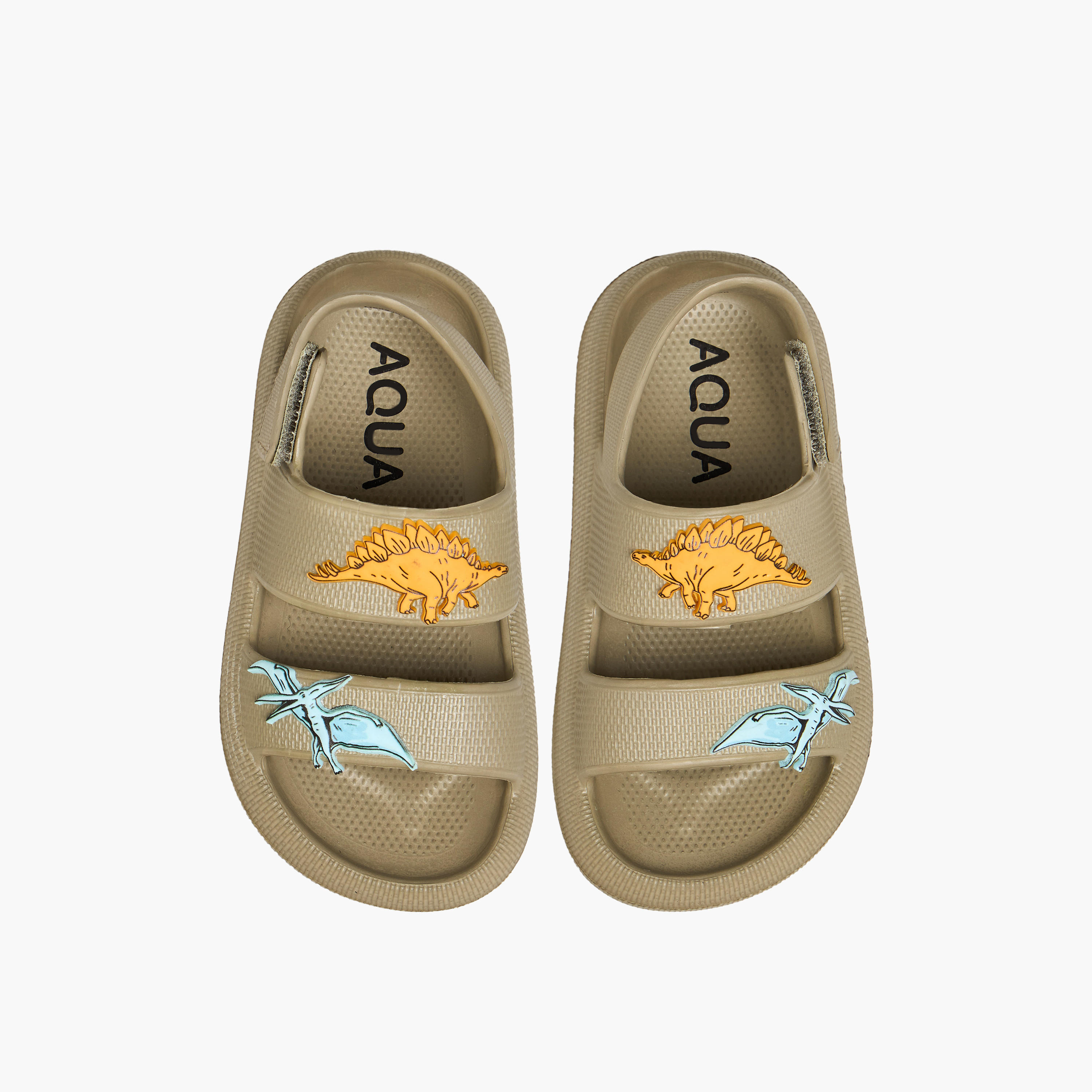 صندل كلوج بزخارف ديناصورات للأولاد من أكوا-boys-shoes-flipflopsandslides-image-1
