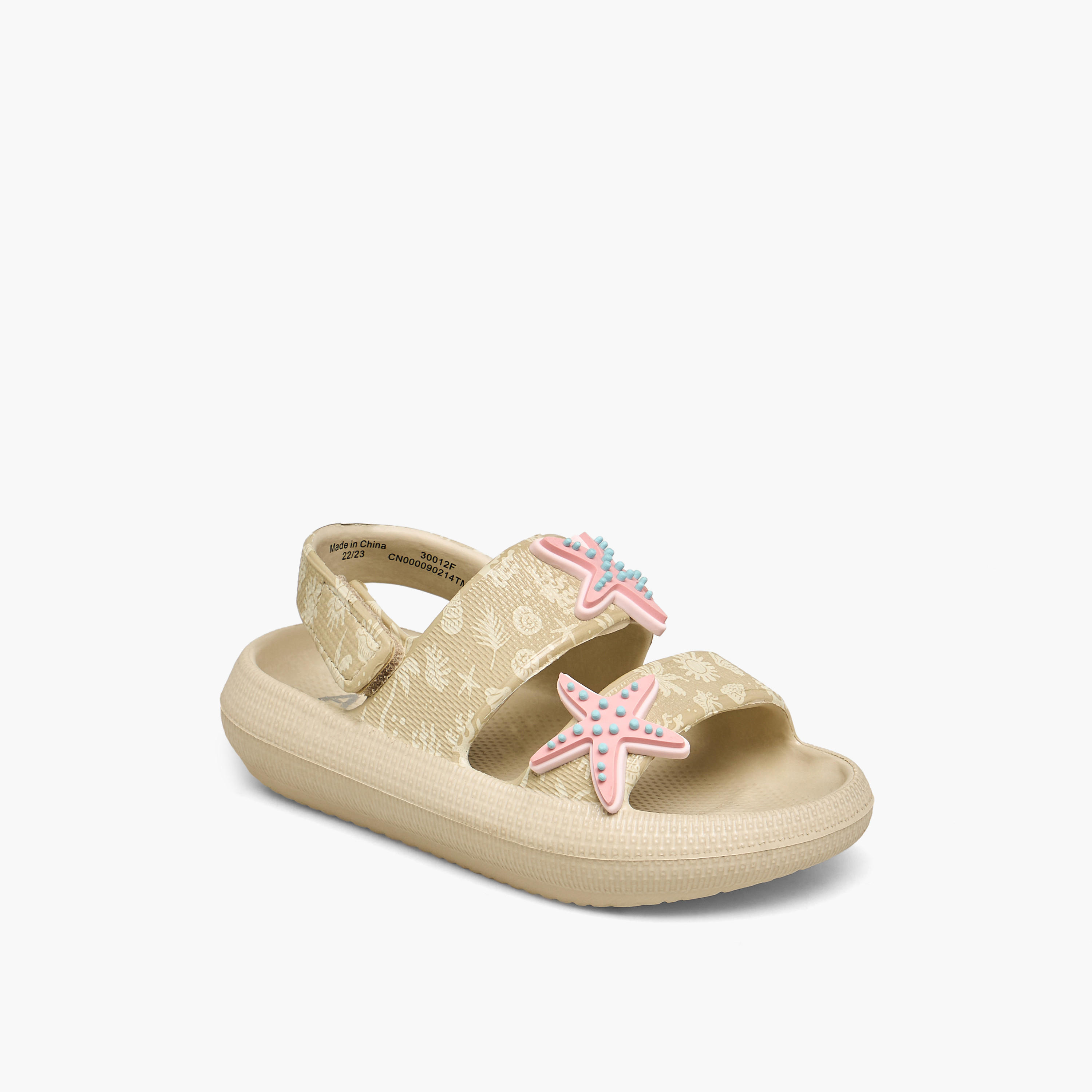 صندل كلوج بشريط إغلاق لاصق للبنات من أكوا-girls-shoes-flipflopsandslides-image-2
