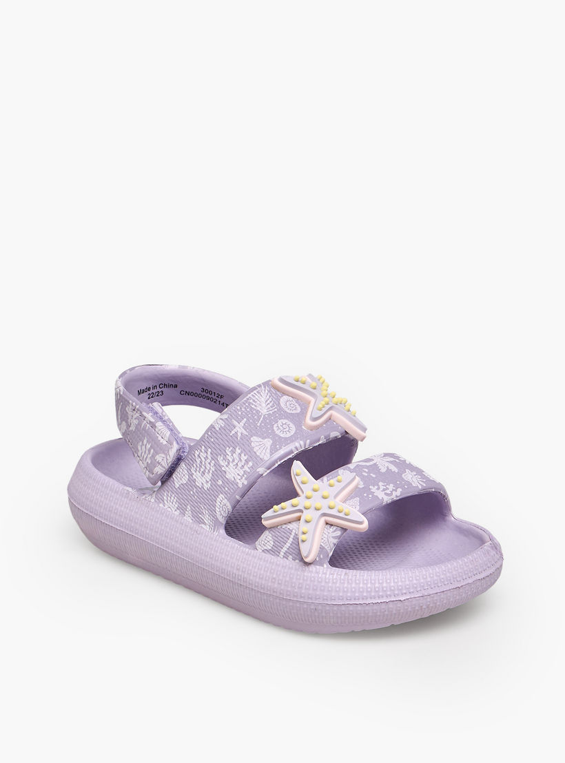 صندل كلوج بشريط إغلاق لاصق للبنات من أكوا-girls-shoes-flipflopsandslides-image-2