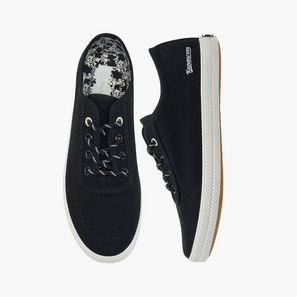 KangaROOS Women's Logo Detail Sneakers with Lace-Up Closure-women-image-1