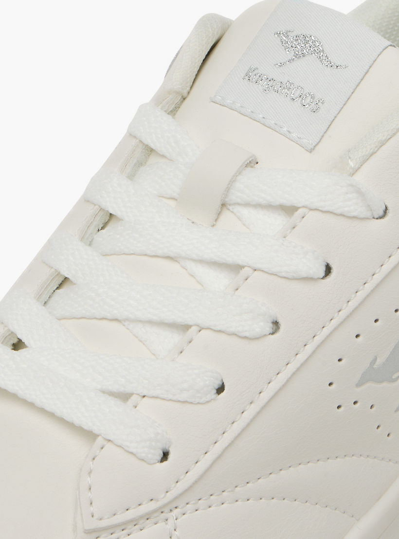KangaROOS Women's Logo Detail Sneakers with Lace-Up Closure-women-shoes-sneakers-image-4