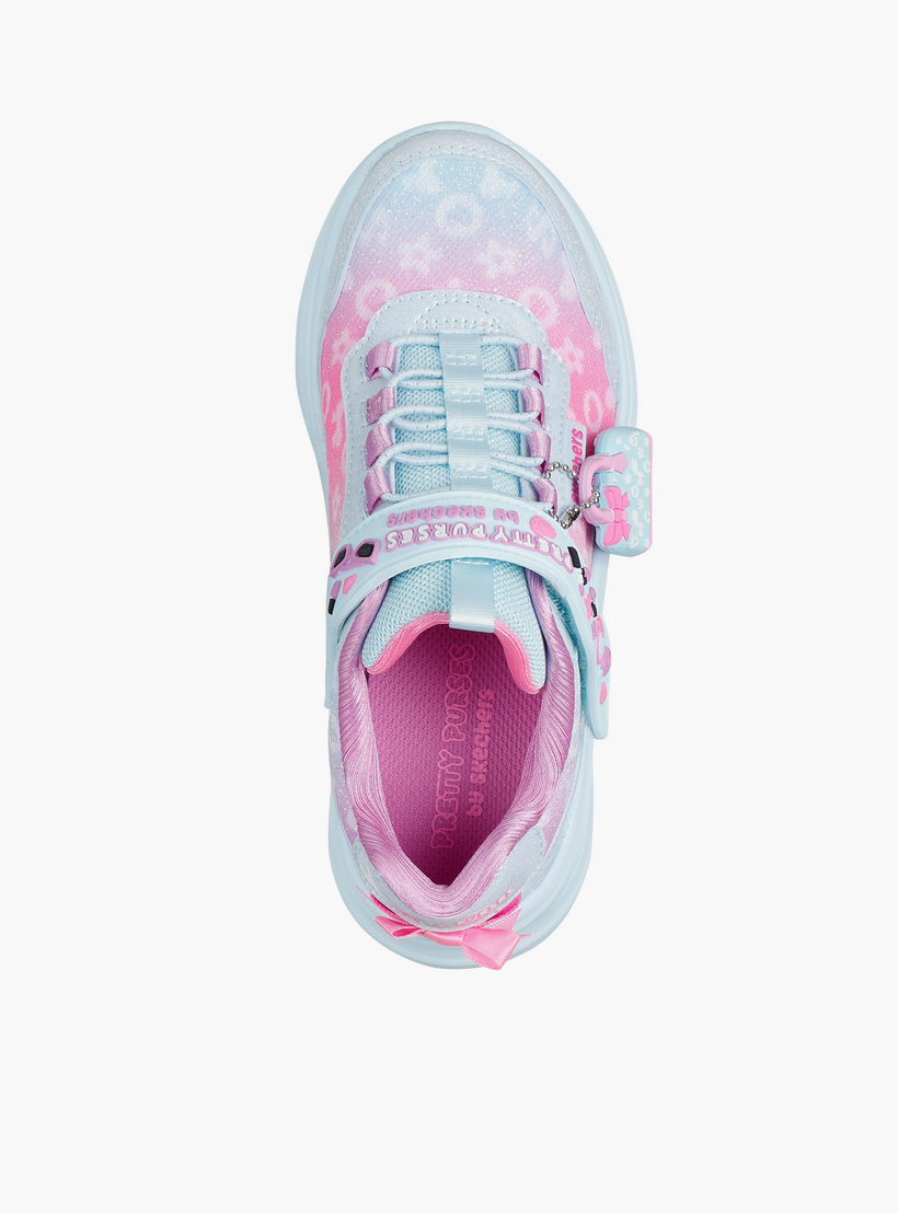 Skechers Girls POWER JAMS 2.0 Hook & Loop Sneakers - 302199L-AQMT-CP-girls-shoes-sneakers-image-2