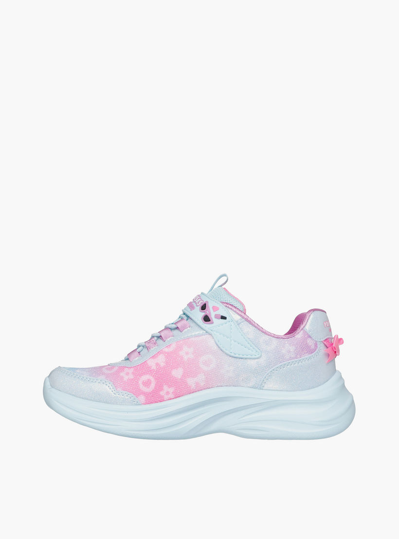 Skechers Girls POWER JAMS 2.0 Hook & Loop Sneakers - 302199L-AQMT-CP-girls-shoes-sneakers-image-4