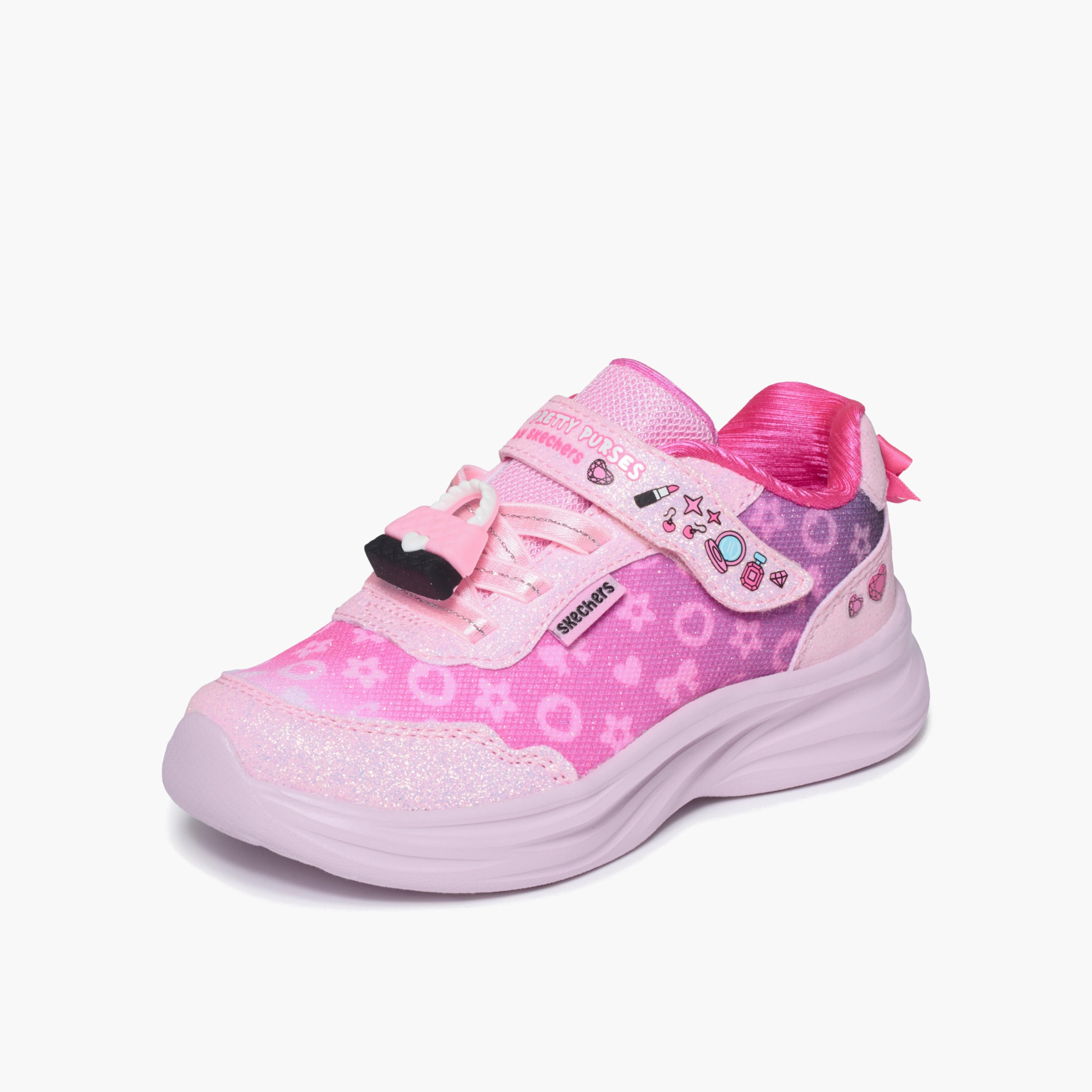 Skechers Girls LJO POWER JAMS Hook & Loop Sports Shoes-girls-shoes-sneakers-image-4