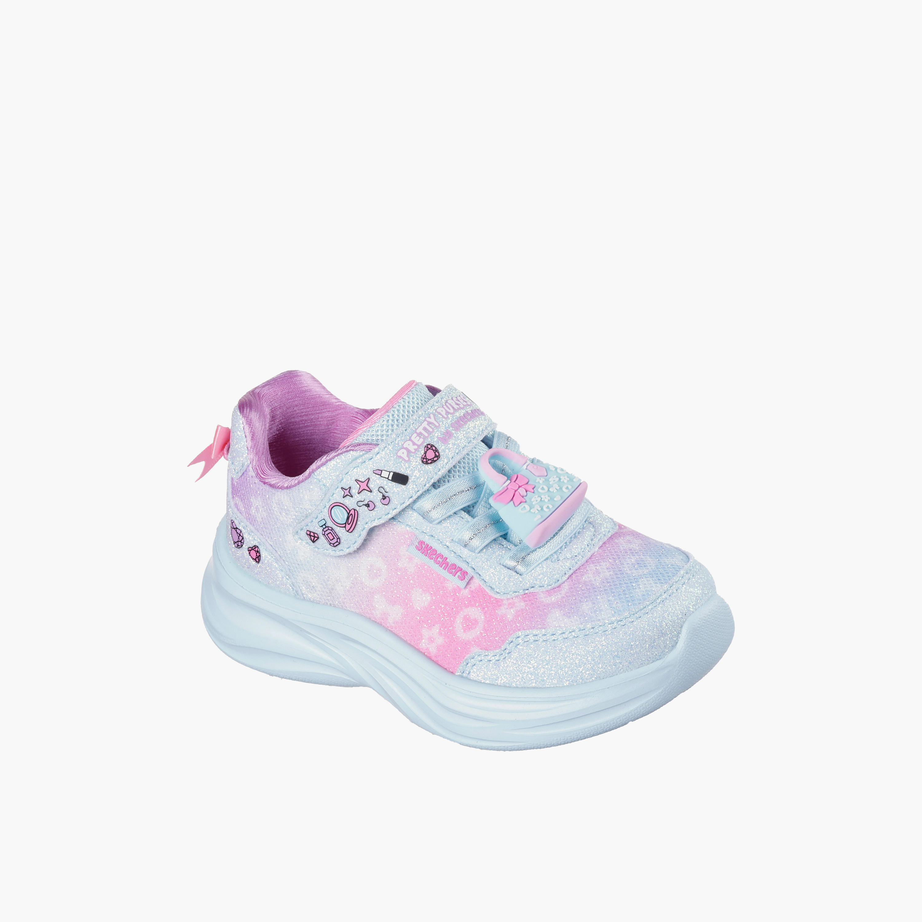 Skechers Girls POWER JAMS 2.0 Hook & Loop Sneakers-girls-shoes-sneakers-image-1