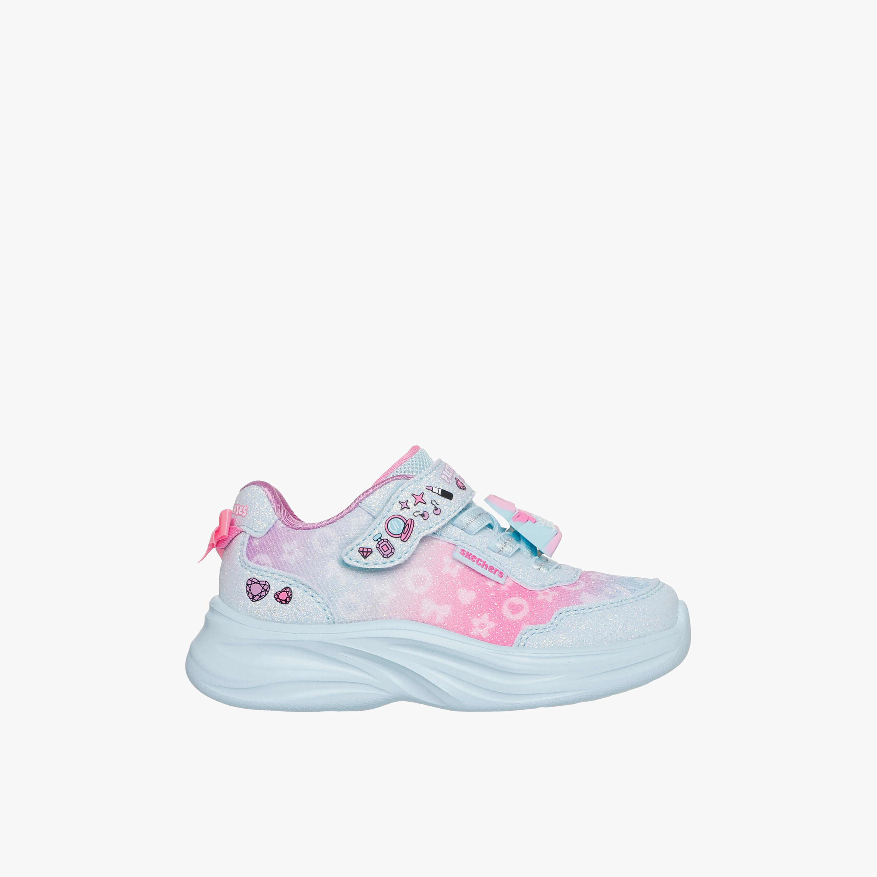 Skechers Girls POWER JAMS 2.0 Hook & Loop Sneakers-girls-shoes-sneakers-image-2