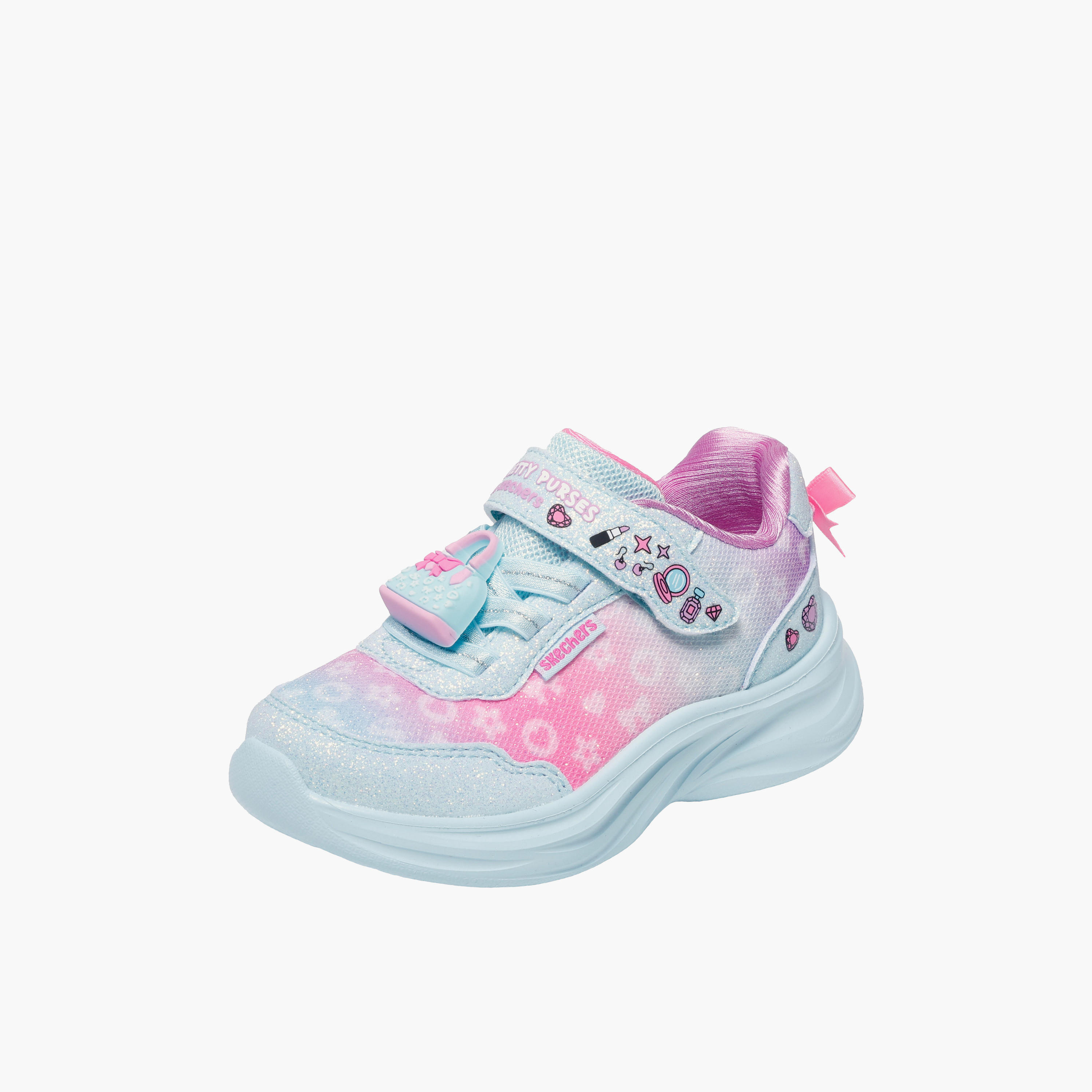 Skechers Girls POWER JAMS 2.0 Hook & Loop Sneakers-girls-shoes-sneakers-image-3