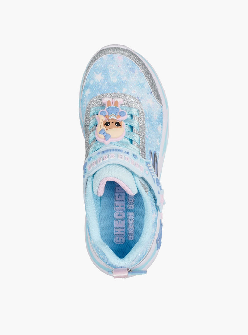 Skechers Girls SNUGGLE SNEAKS Star Print Sports Shoes-girls-shoes-sneakers-image-2