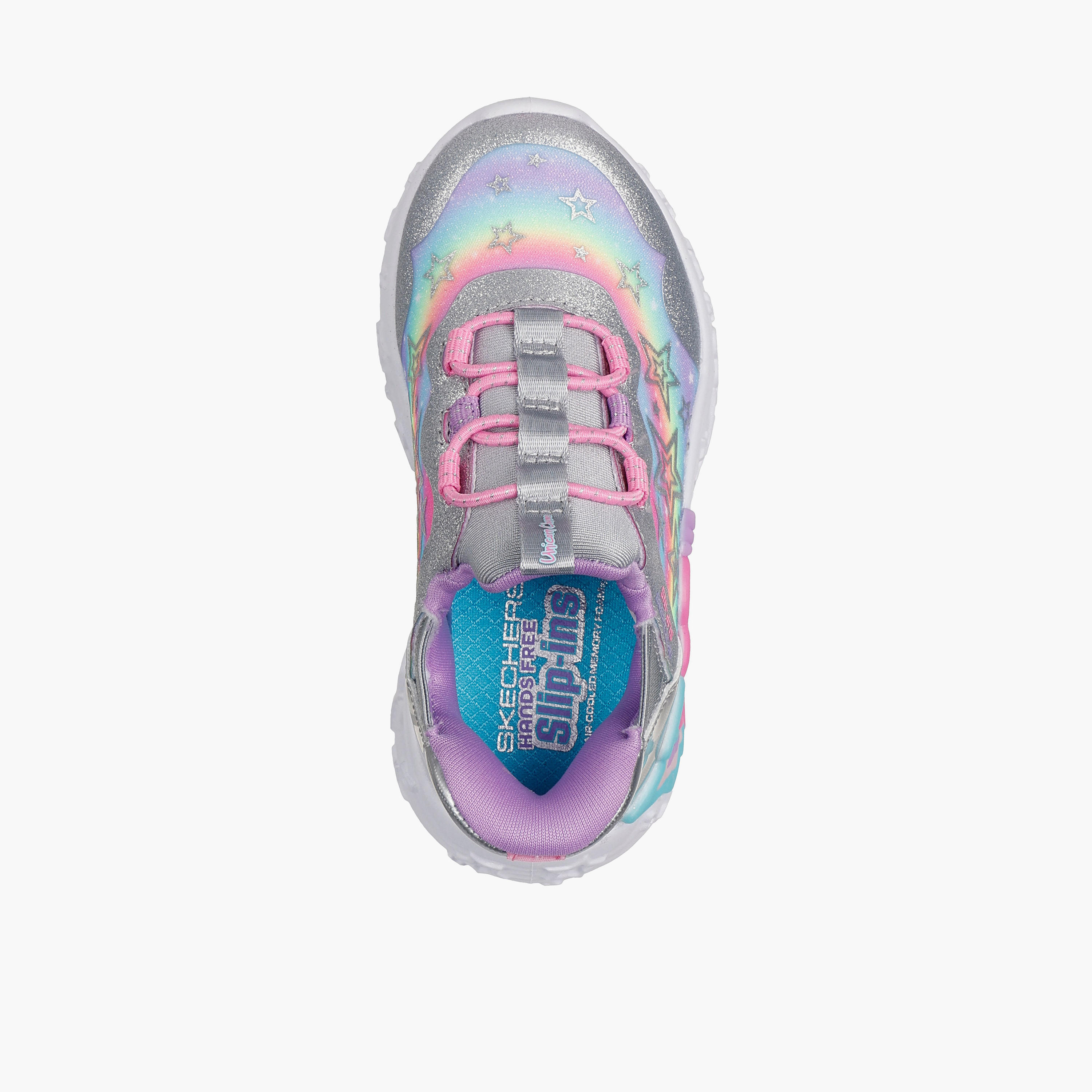 Skechers UNICORN CHARMER Slip-On Sneakers - 302297N-SMLT-baby-girls-shoes-closedshoes-image-2