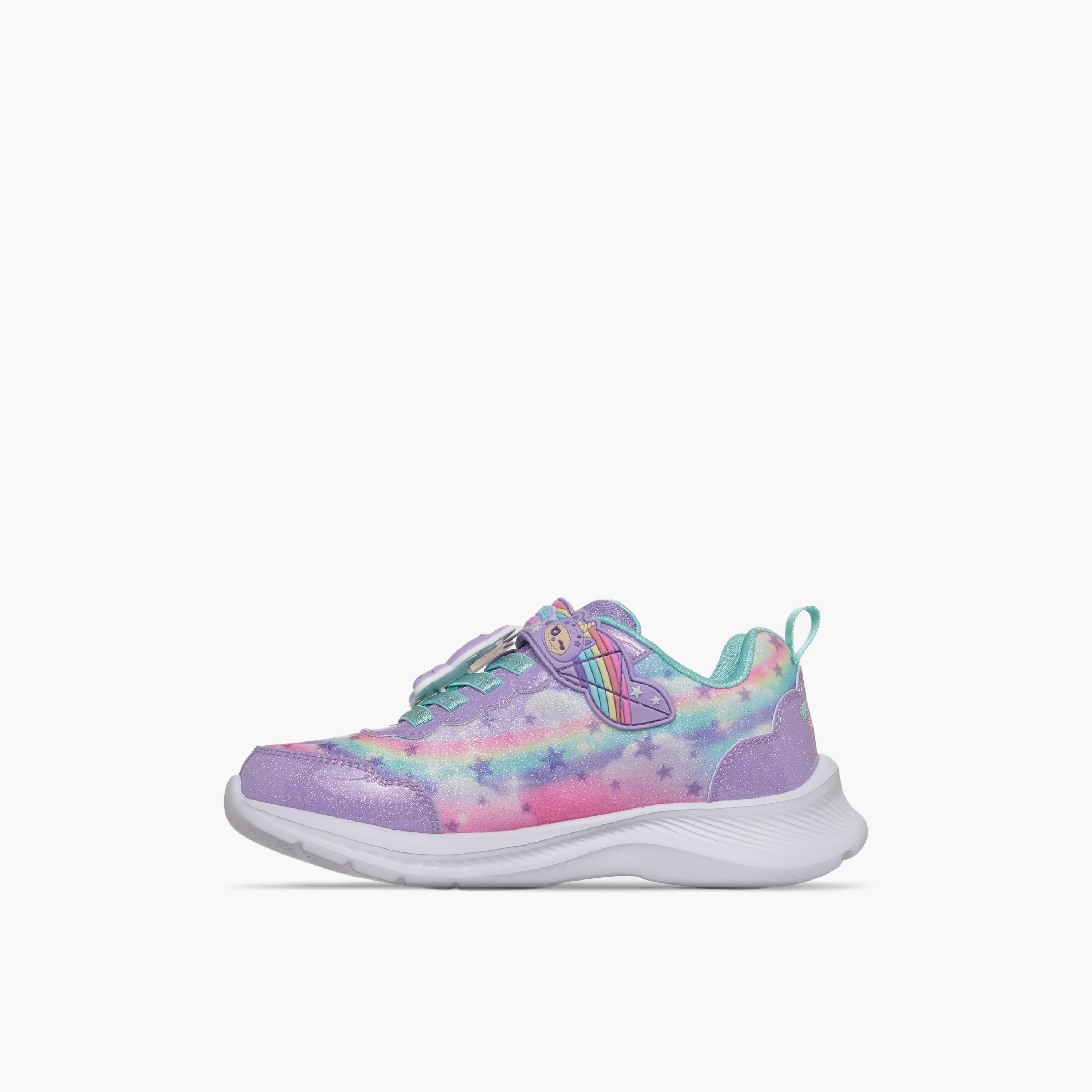 حذاء سنيكرز طول الكاحل بشريط إغلاق جامبسترز للفتيات من سكيتشرز-girls-shoes-sneakers-image-4