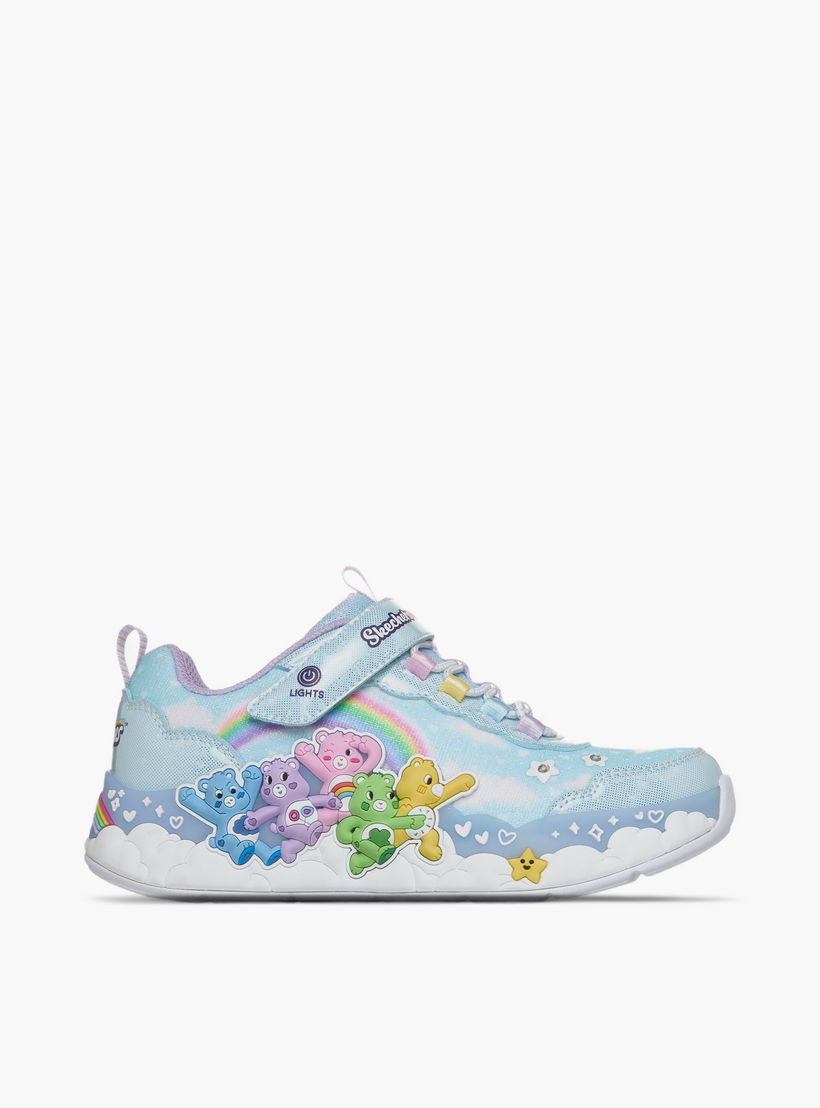 حذاء سنيكرز مضيء هاجز إن سناجز بكاحل وشريط إغلاق لاصق للبنات من سكيتشرز-girls-shoes-sneakers-image-2
