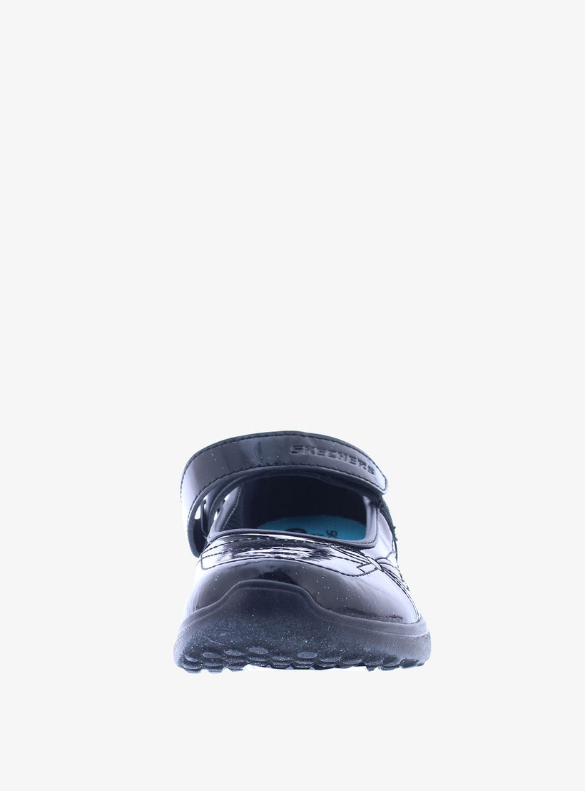 Skechers Girls' Textured Mary Jane Shoes with Hook and Loop Closure - MICROSTRIDES-girls-shoes-maryjanes-image-2