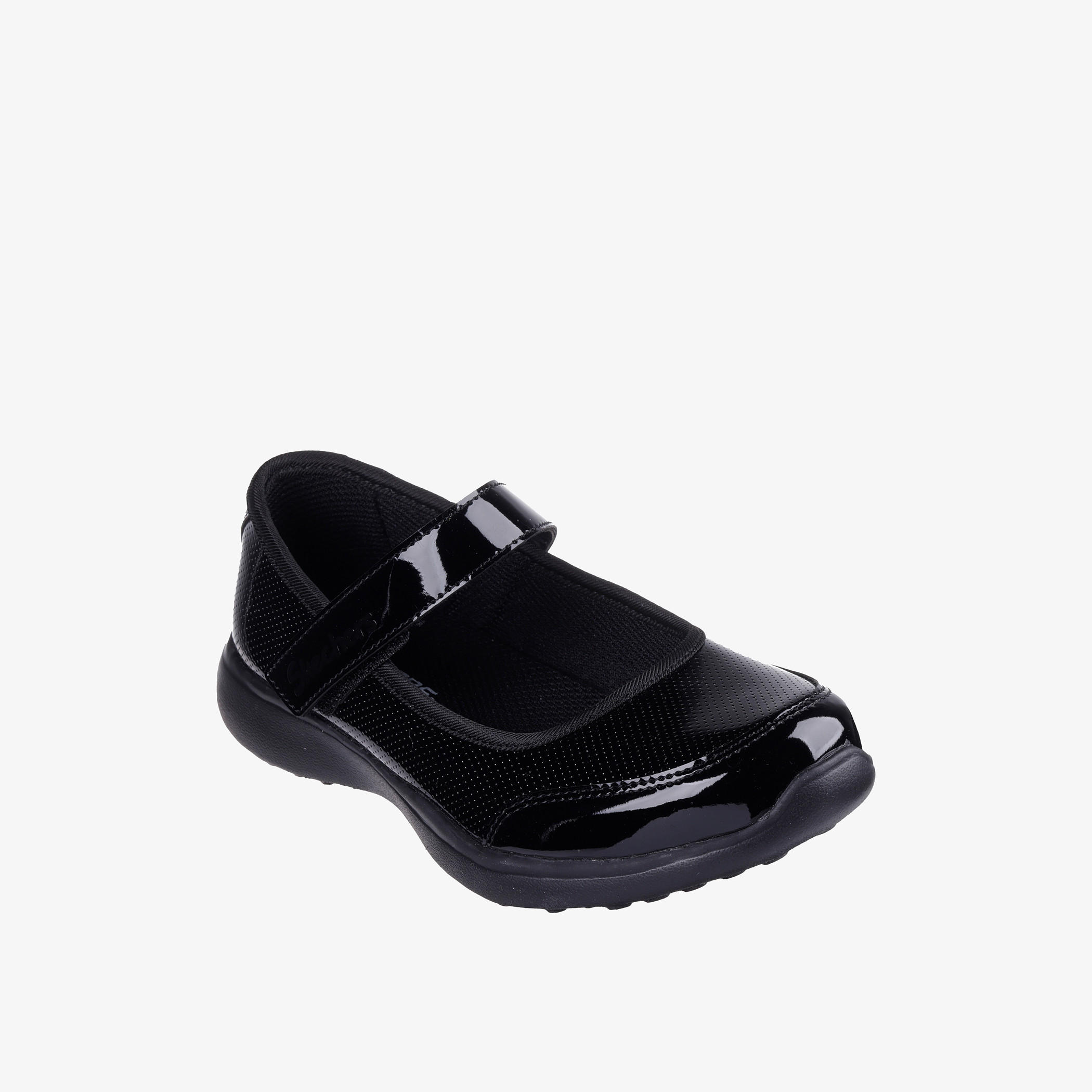حذاء ماري جين بارز الملمس بشريط إغلاق لاصق للبنات من سكيتشرز - MICROSTRIDES-girls-shoes-maryjanes-image-1