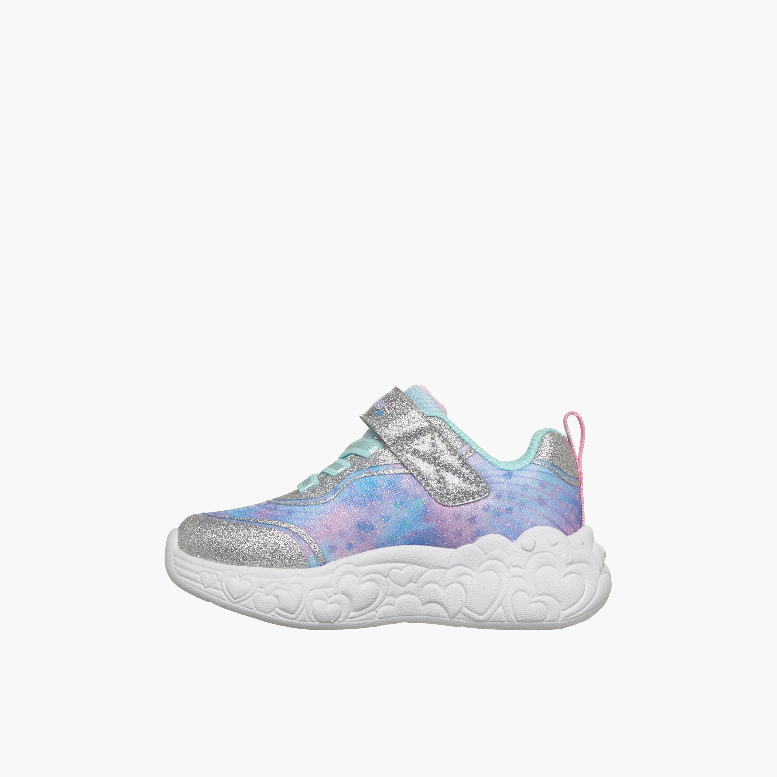 Skechers Girls ETERNAL HEART LIGHTS Hook & Loop Light-Up Ankle Sneakers-girls-shoes-sneakers-image-5
