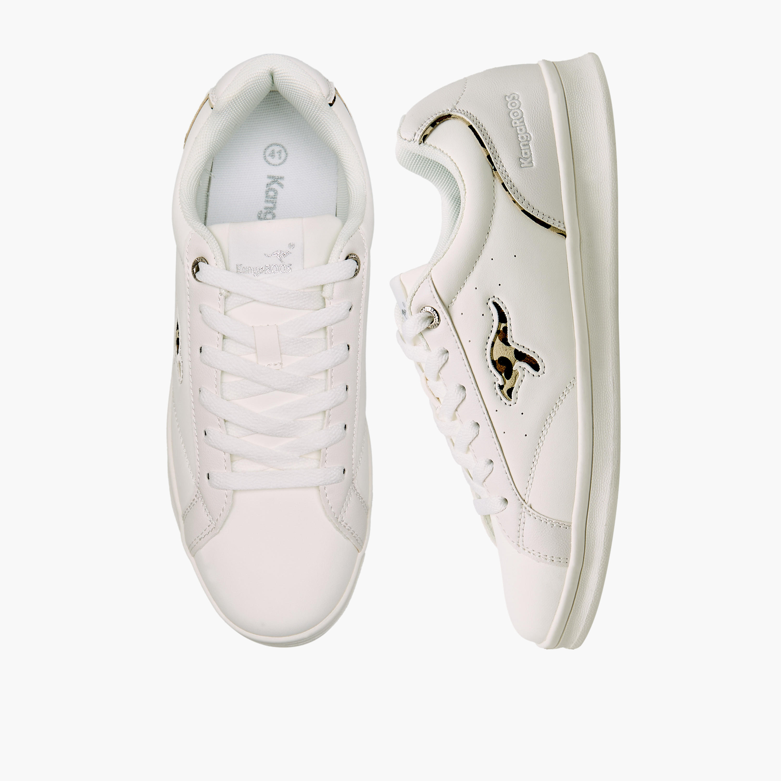 KangaROOS Women Logo Lace-Up Sports Shoes-women-shoes-sneakers-image-1
