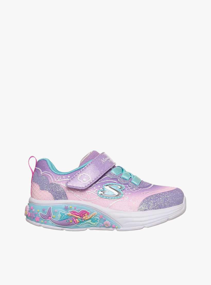 Skechers Girls MY DREAMERS Hook & Loop Sneakers-girls-shoes-sneakers-image-4