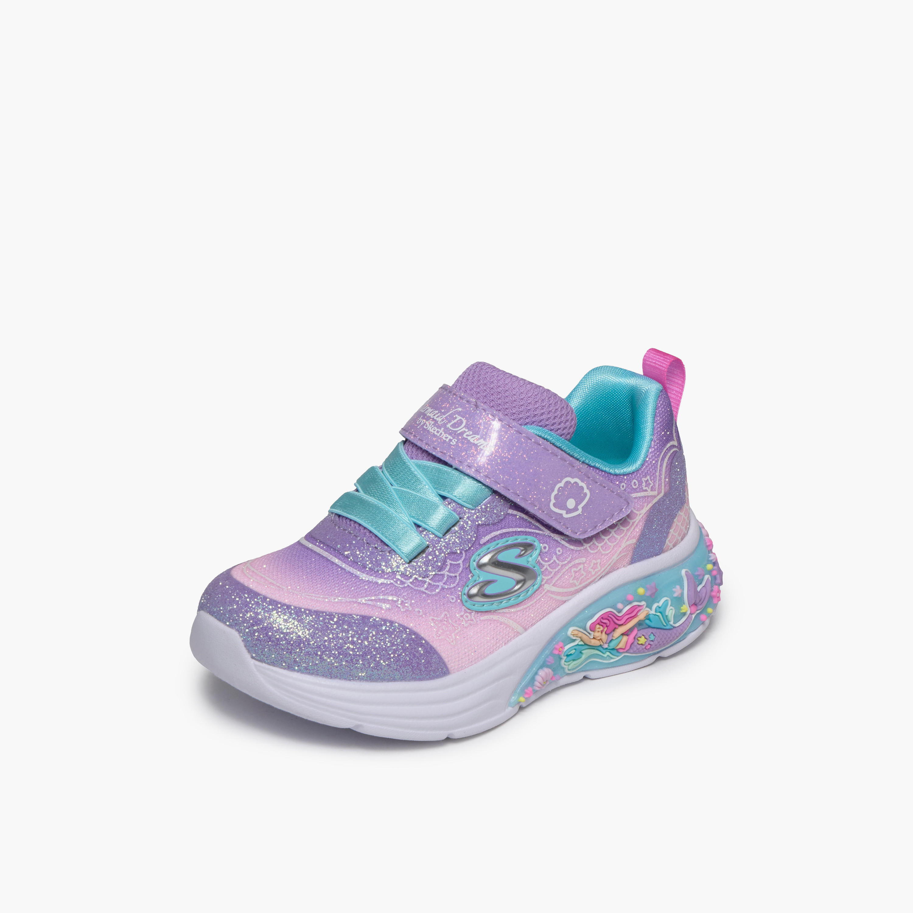 Skechers Girls MY DREAMERS Hook & Loop Sneakers-girls-shoes-sneakers-image-5