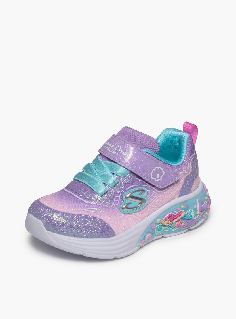 Skechers Girls MY DREAMERS Hook & Loop Sneakers-girls-shoes-sneakers-image-5