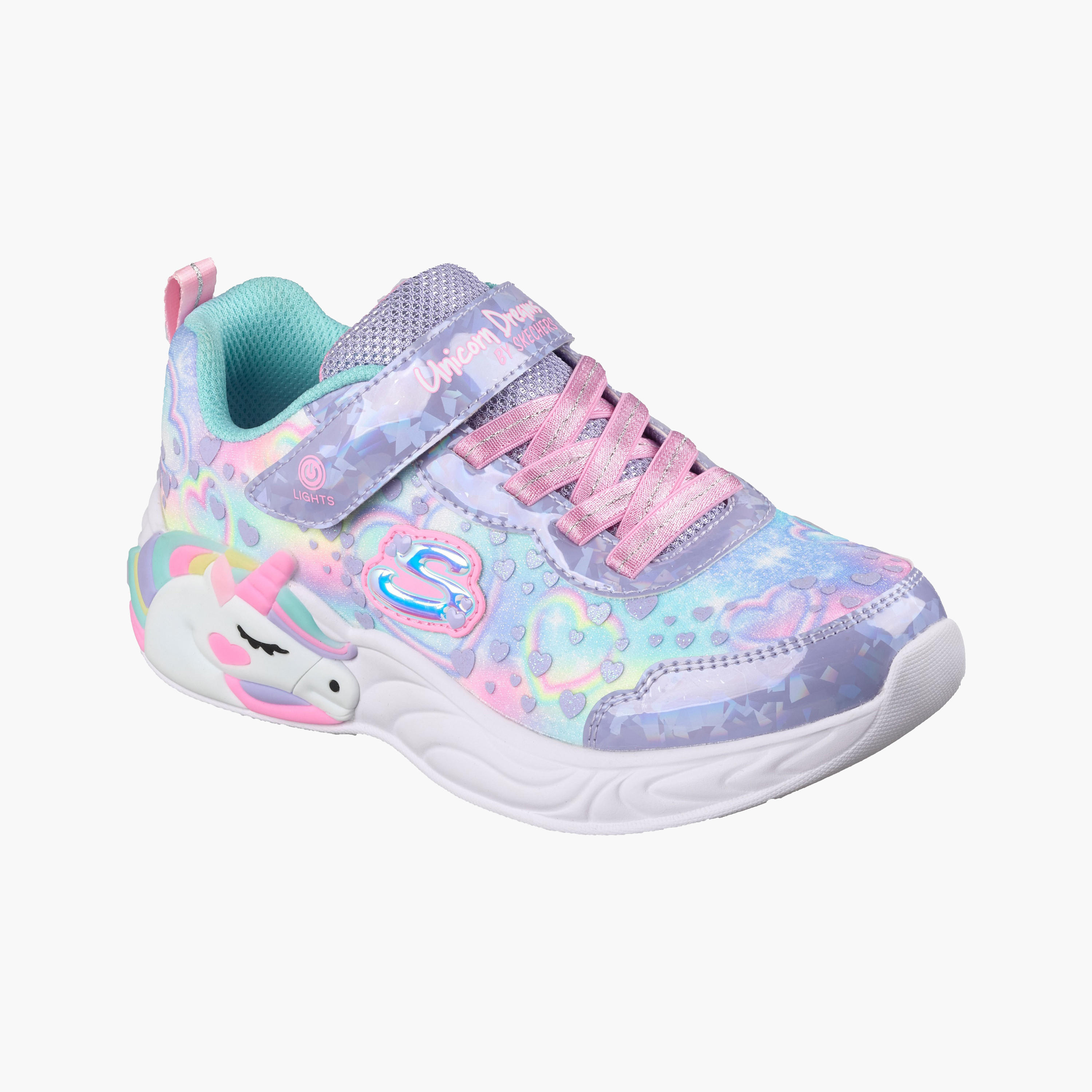 حذاء رياضي للبنات يونيكورن دريمز بإضاءة من سكيتشرز-girls-shoes-sneakers-image-7